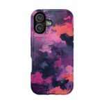 Plum Camo iPhone Case