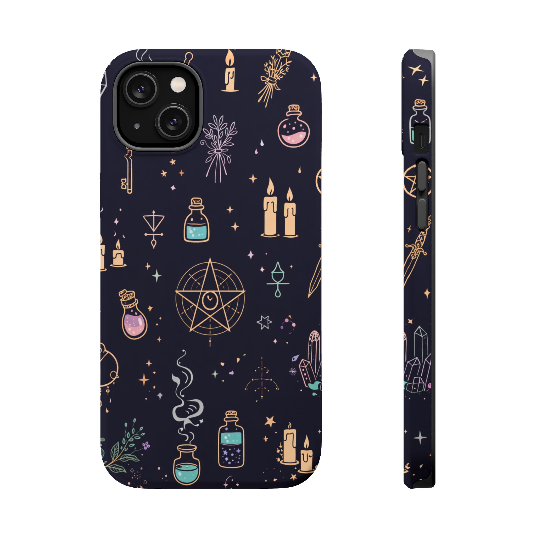 Coven Symbols – Witchcraft Icons Magic iPhone Case - Image 7
