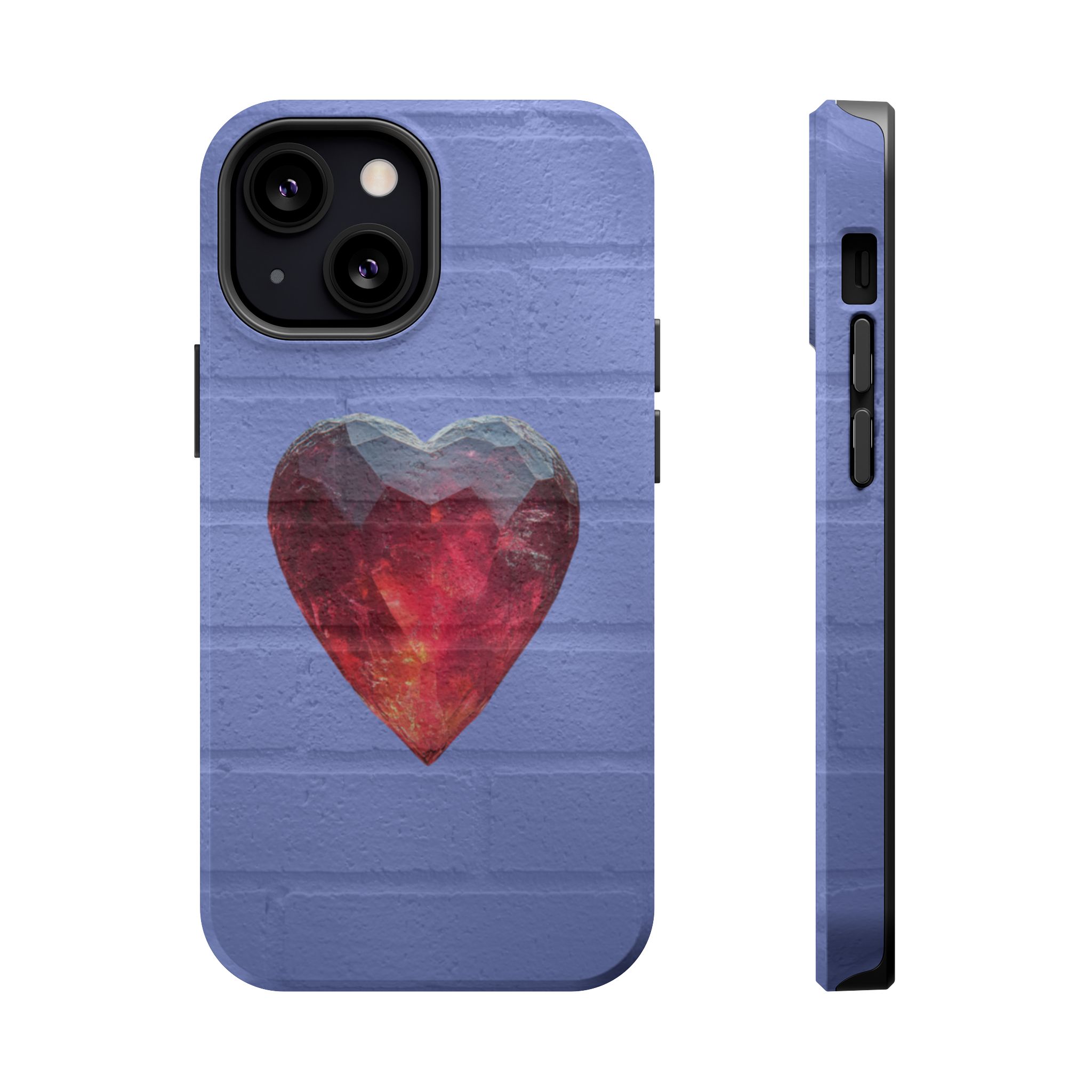 Heartbreaker – Ruby Crystal Heart Glow iPhone Case - Image 12