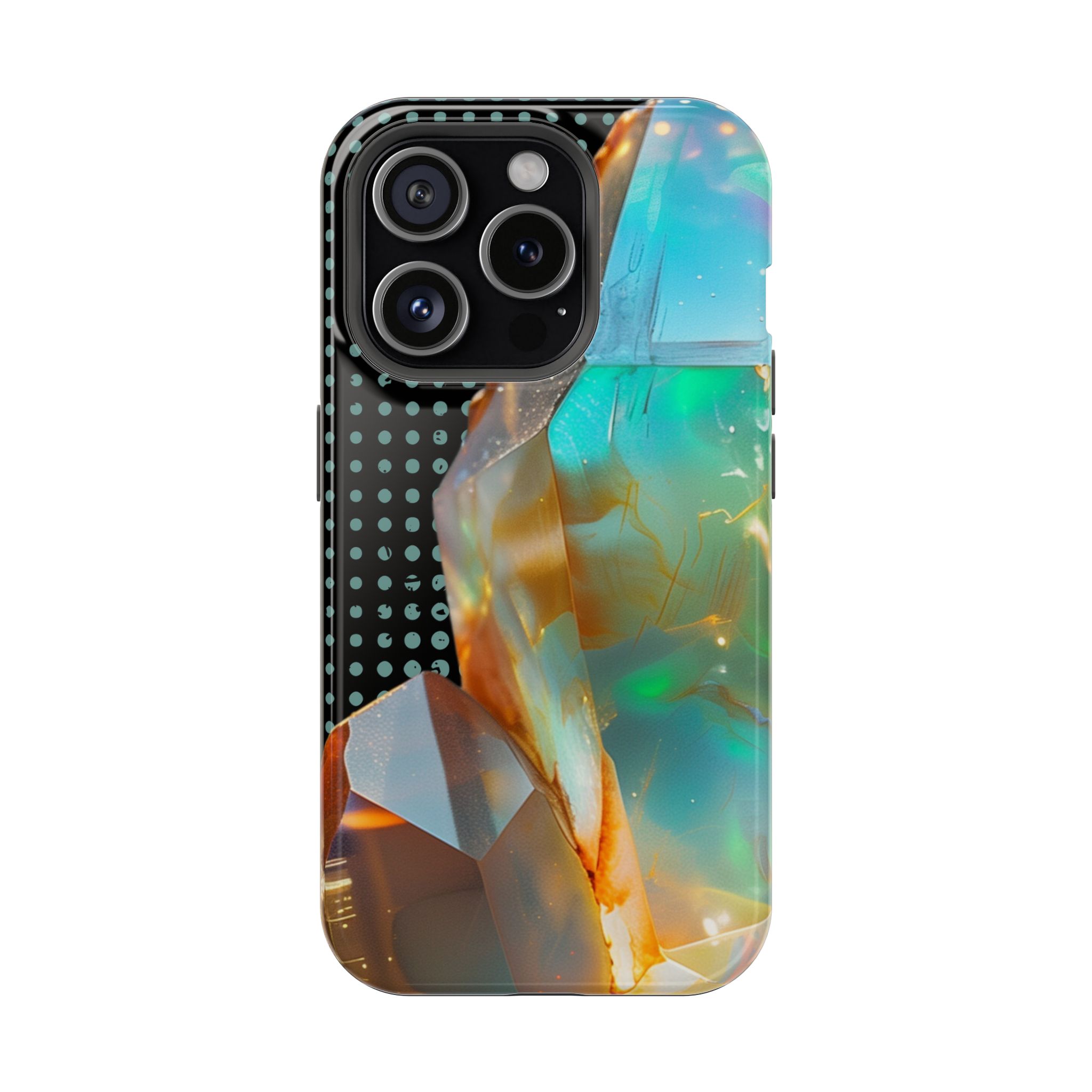 Prism Aura – Opal Iridescent Crystal Glow iPhone Case - Image 20