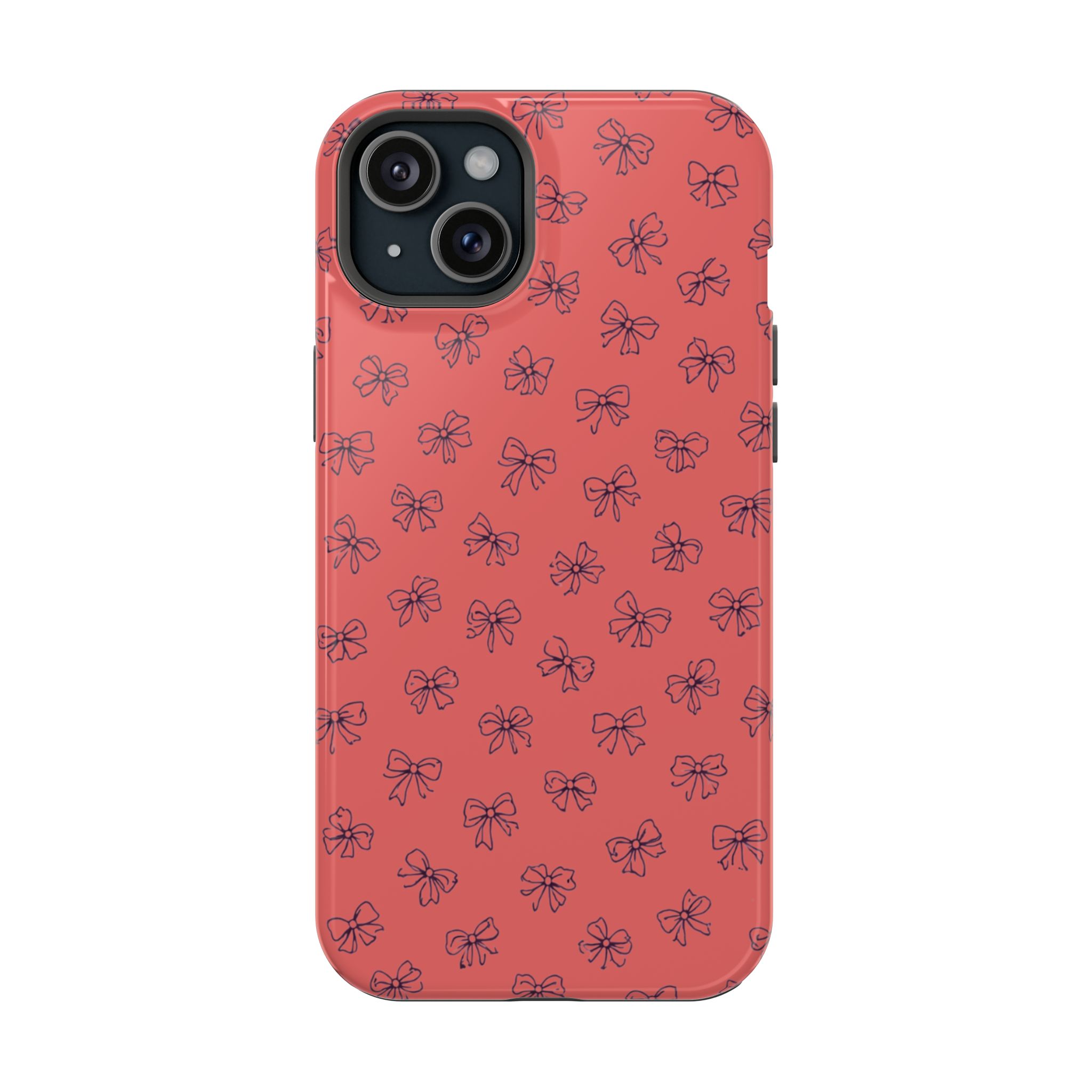 Coral Bows – Coral Bow iPhone Case - Image 22