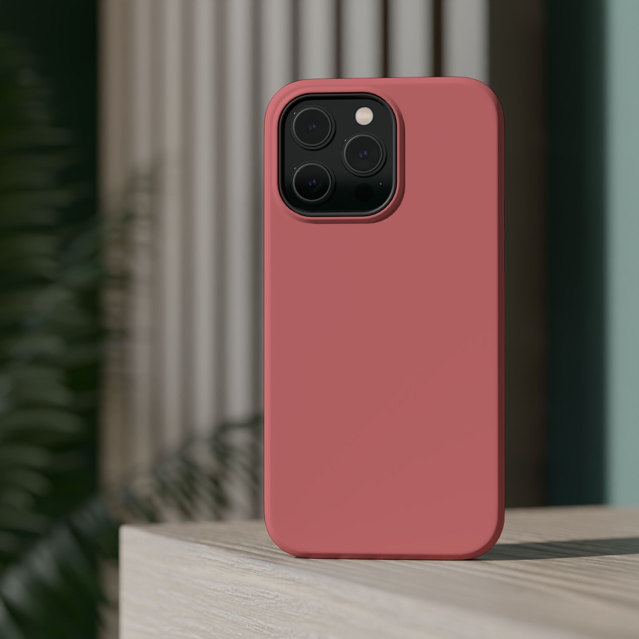 Rosewood Red – Soft Rose Red iPhone Case - Image 33