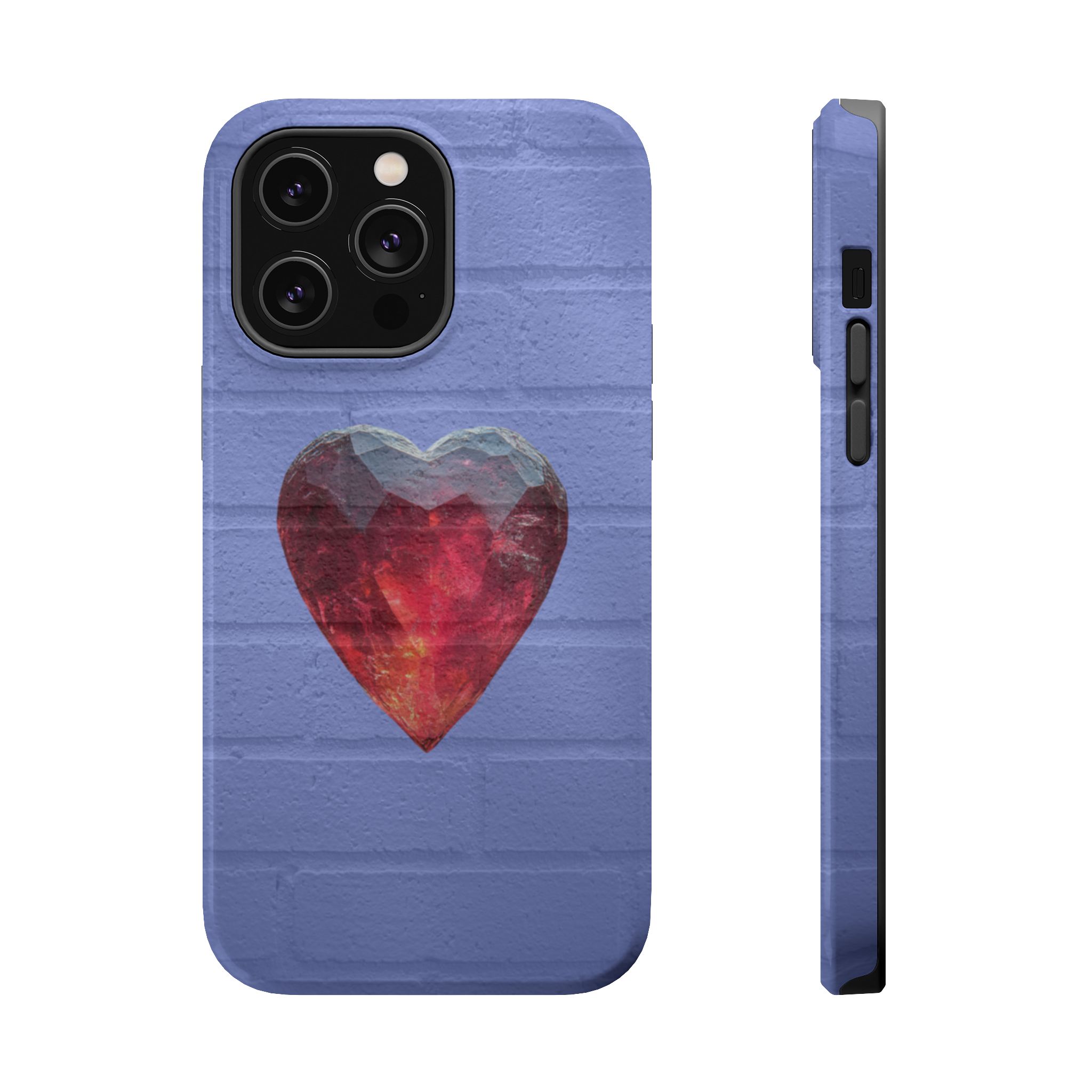 Heartbreaker – Ruby Crystal Heart Glow iPhone Case - Image 8