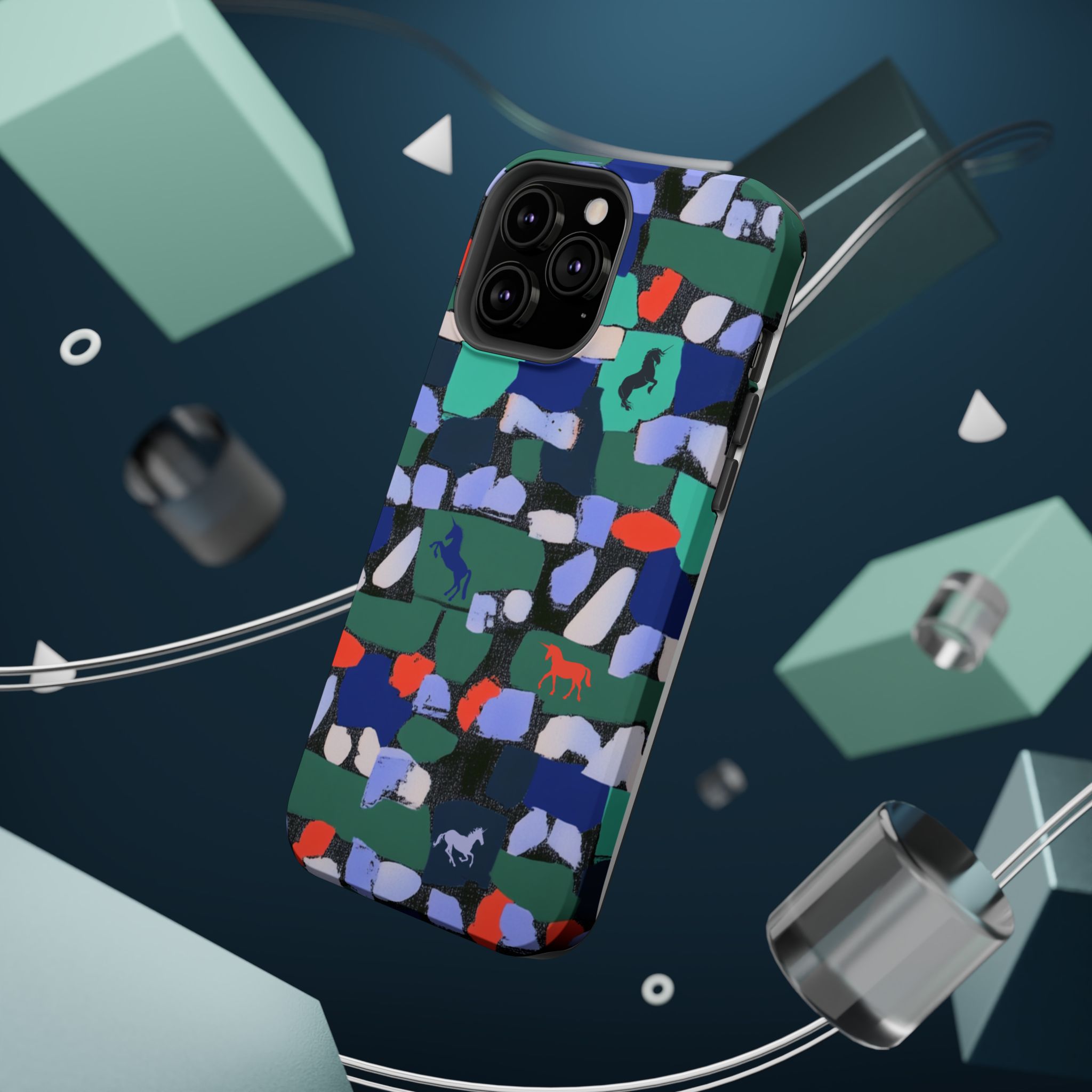 Myth Mosaic – Unicorn Fantasy iPhone Case - Image 64