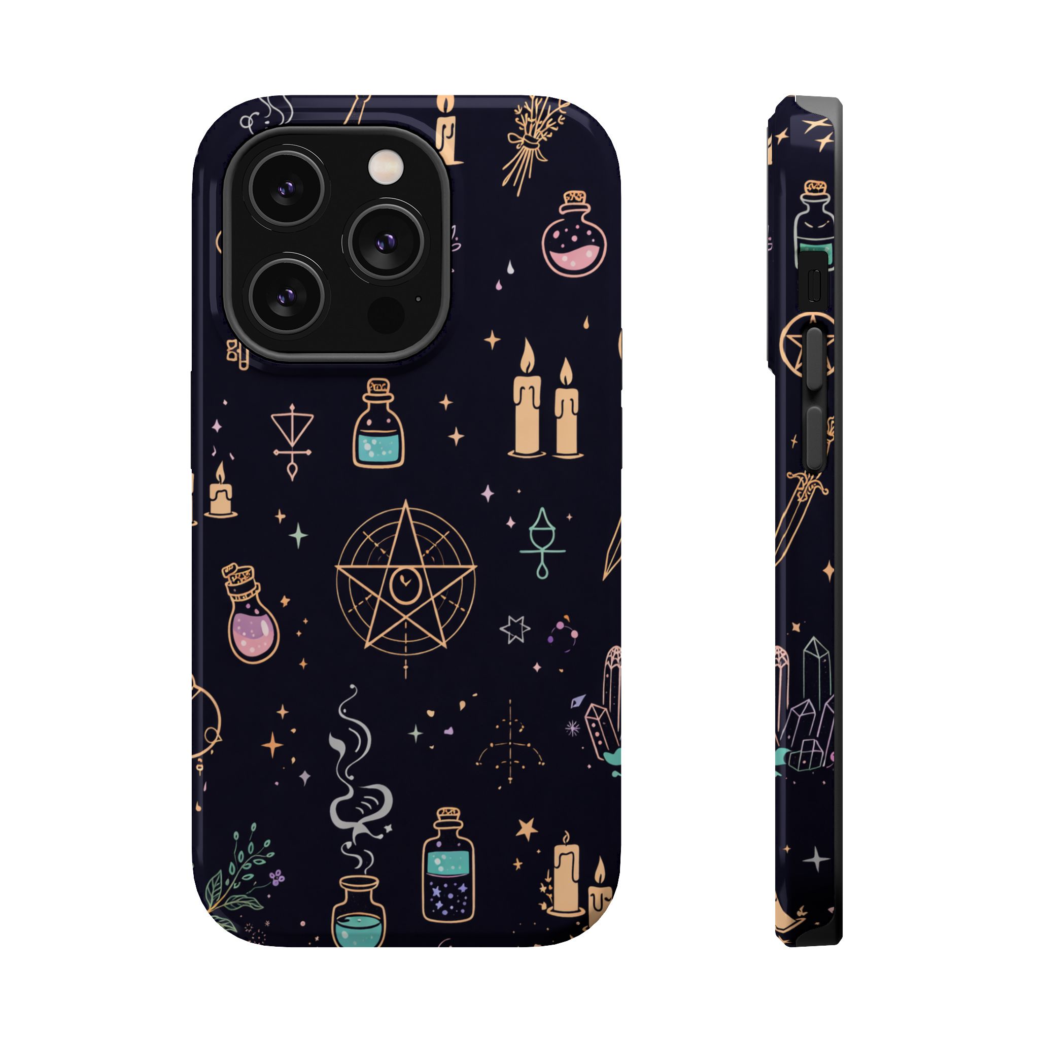 Coven Symbols – Witchcraft Icons Magic iPhone Case - Image 4