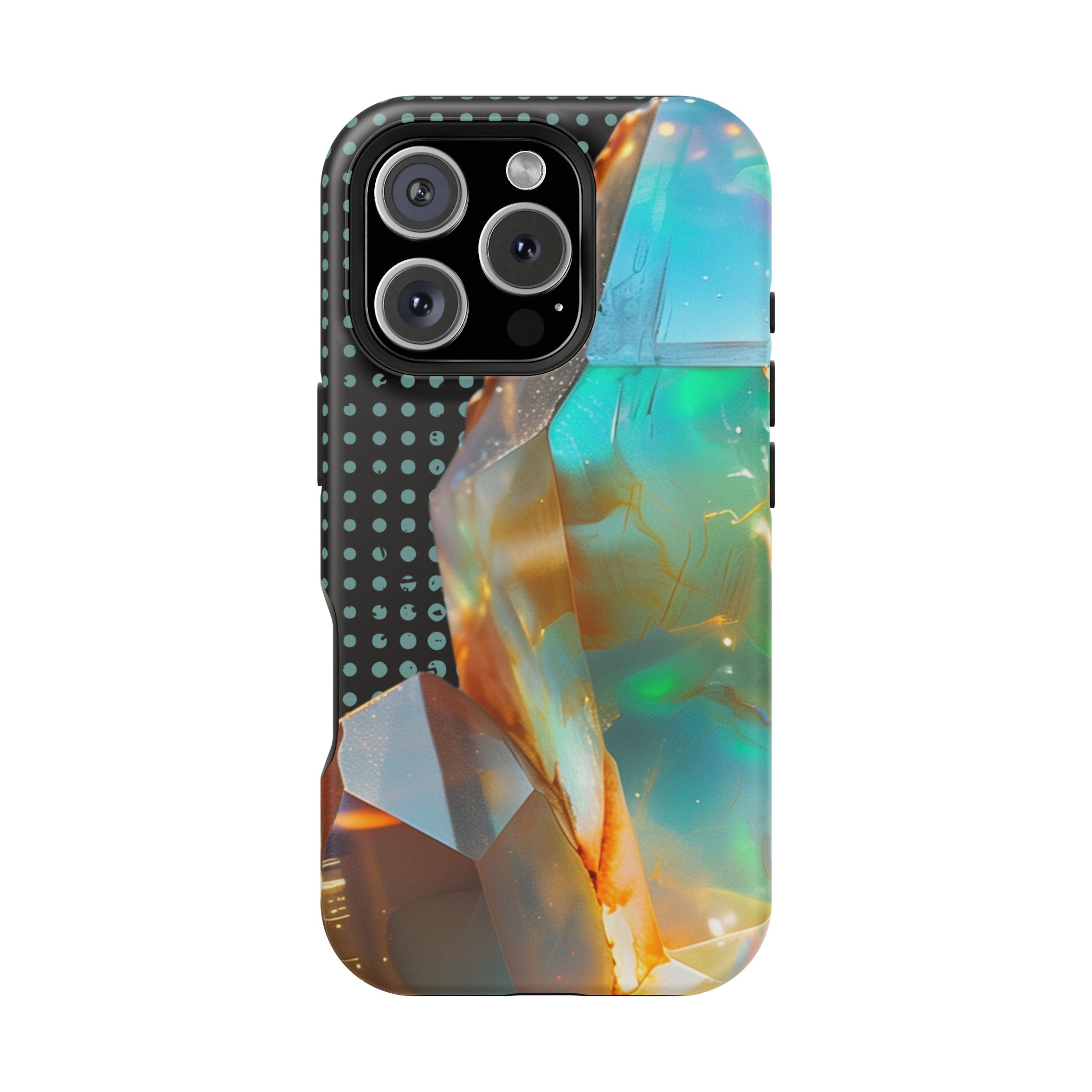 Prism Aura – Opal Iridescent Crystal Glow iPhone Case - Image 31