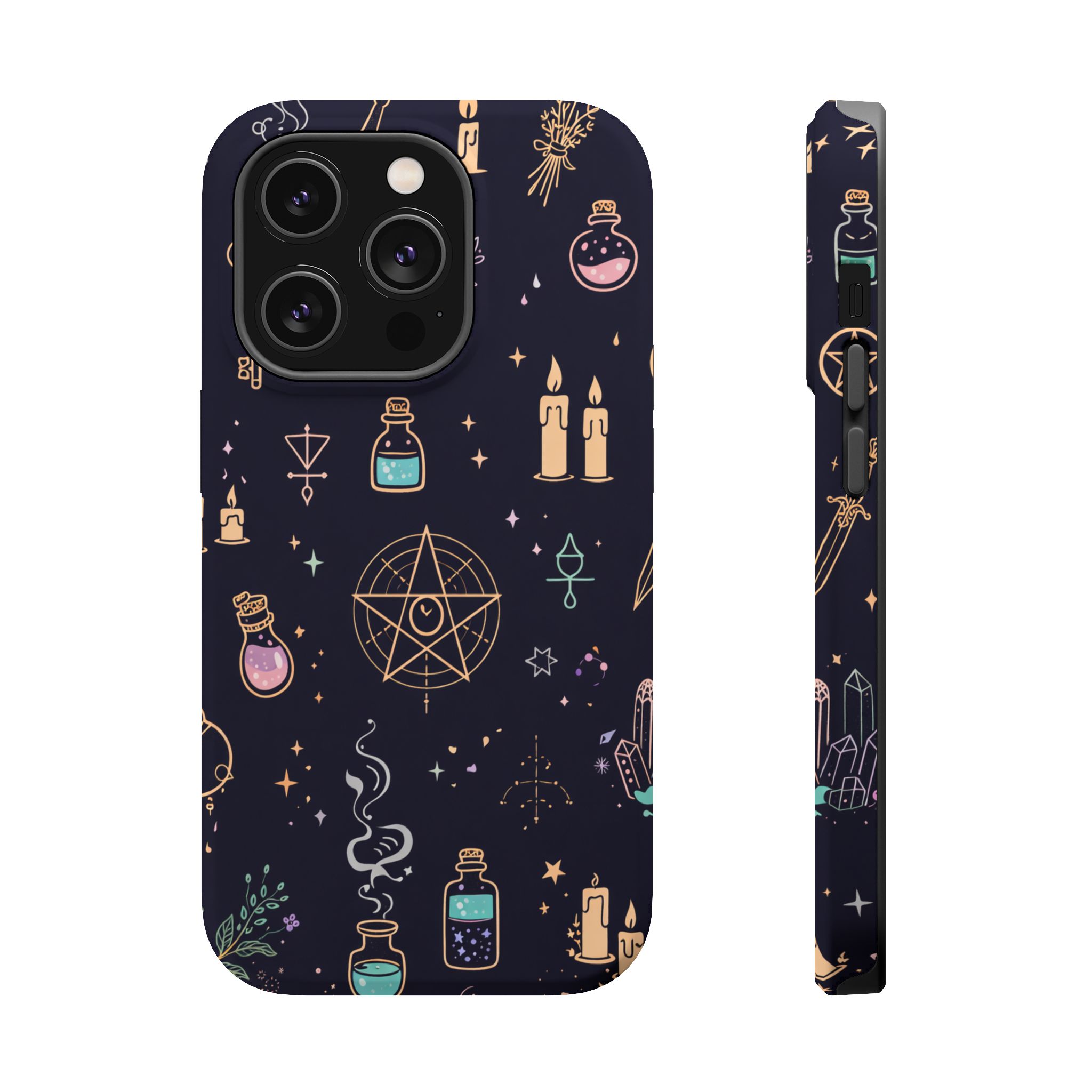 Coven Symbols – Witchcraft Icons Magic iPhone Case - Image 5