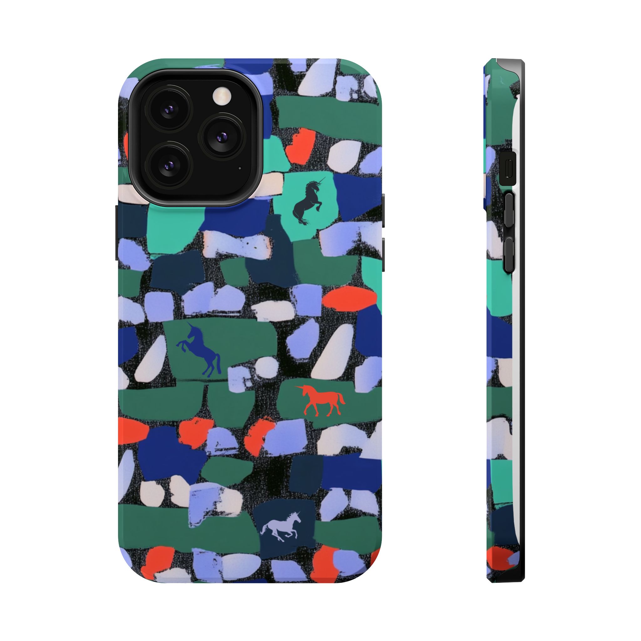 Myth Mosaic – Unicorn Fantasy iPhone Case - Image 58