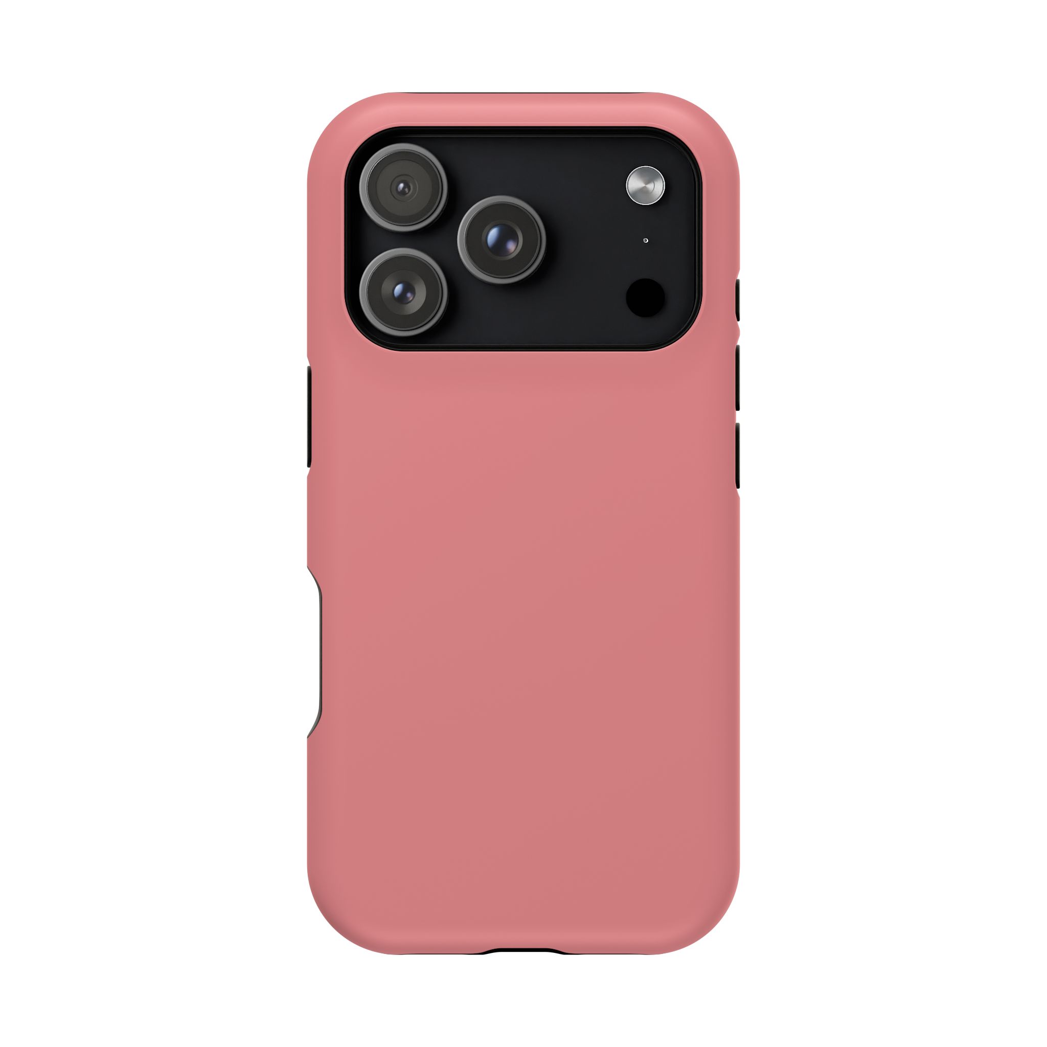 Rosewood Red – Soft Rose Red iPhone Case - Image 134