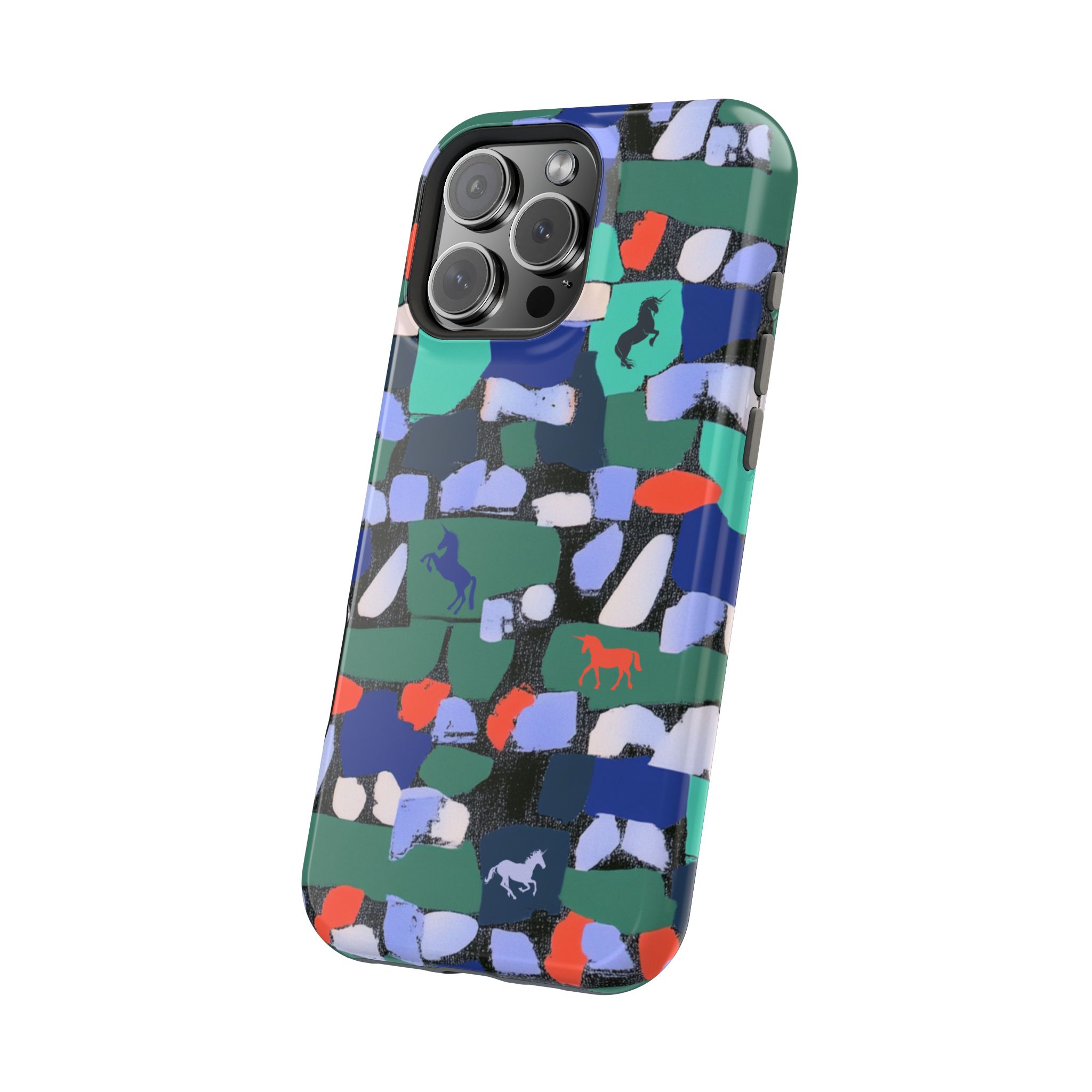 Myth Mosaic – Unicorn Fantasy iPhone Case - Image 123