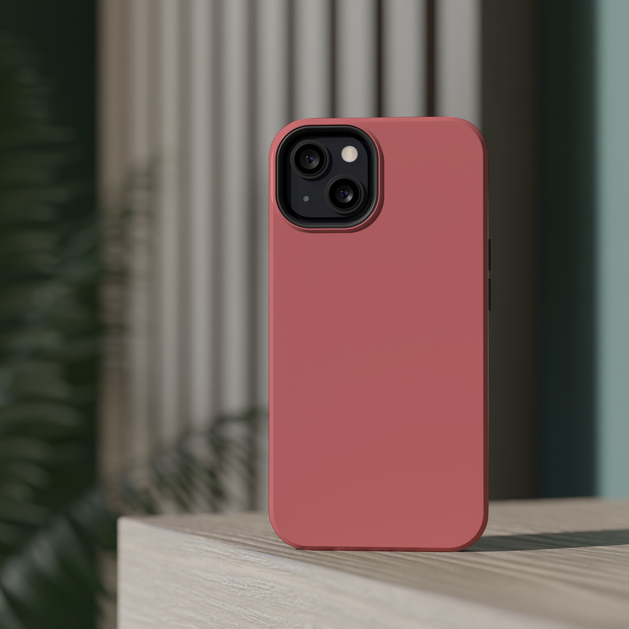 Rosewood Red – Soft Rose Red iPhone Case - Image 37