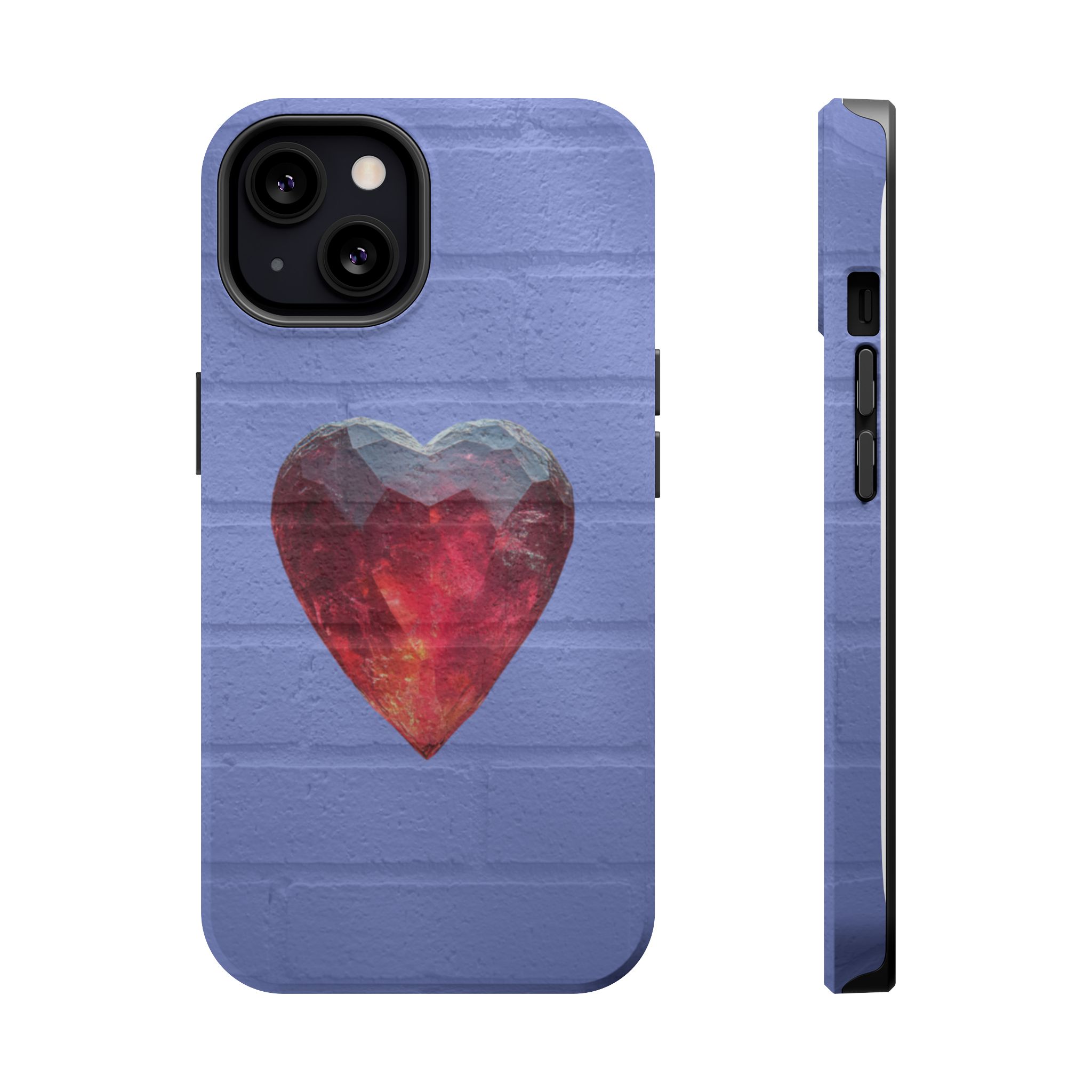 Heartbreaker – Ruby Crystal Heart Glow iPhone Case - Image 11