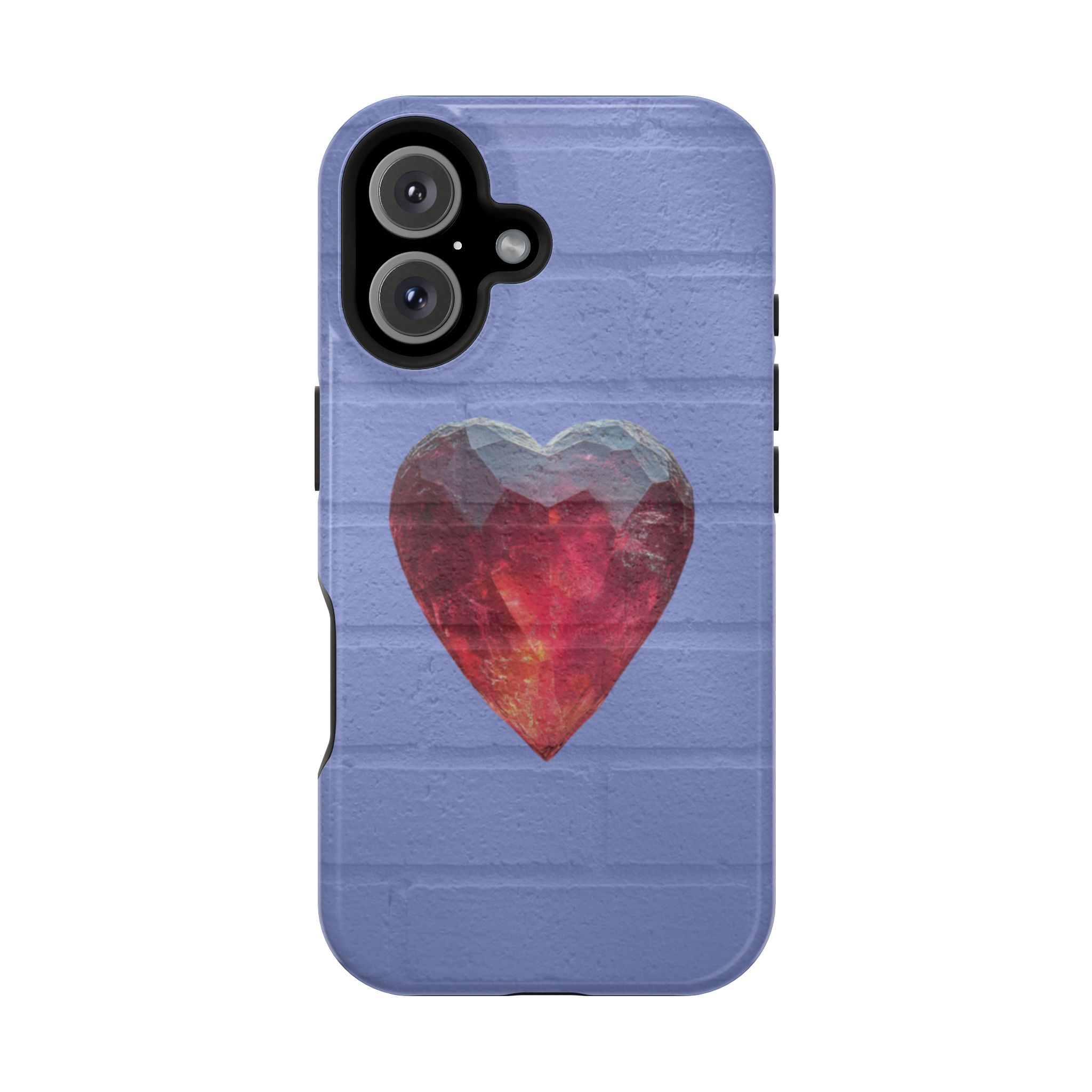 Heartbreaker – Ruby Crystal Heart Glow iPhone Case - Image 26