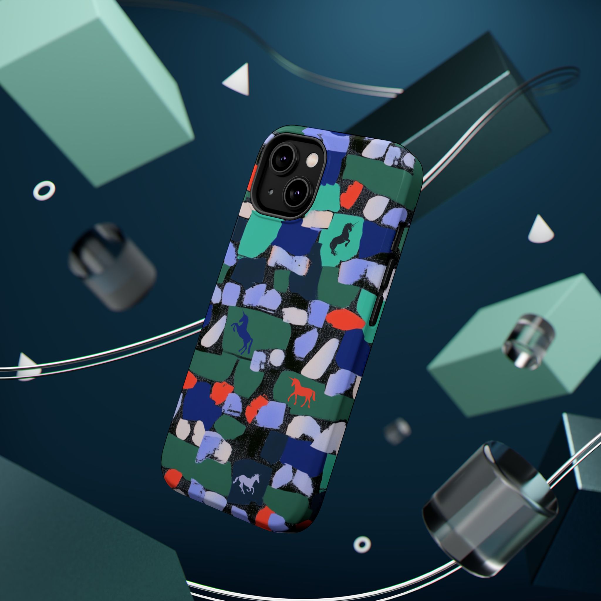 Myth Mosaic – Unicorn Fantasy iPhone Case - Image 4
