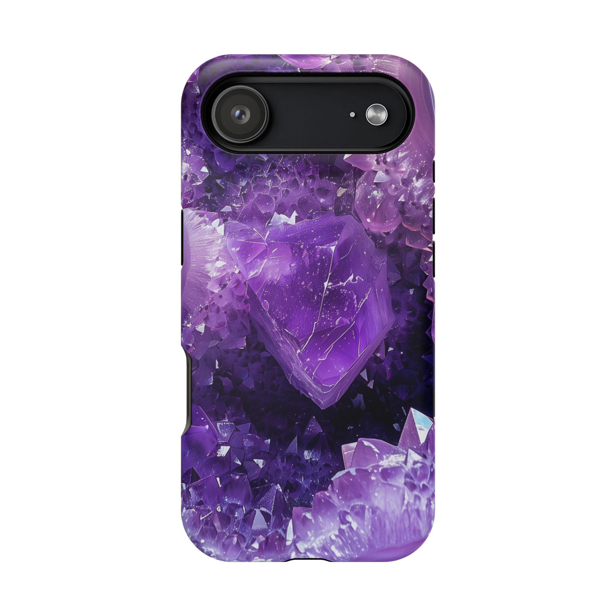 Violet Vice – Amethyst Geode Crystal iPhone Case - Image 36
