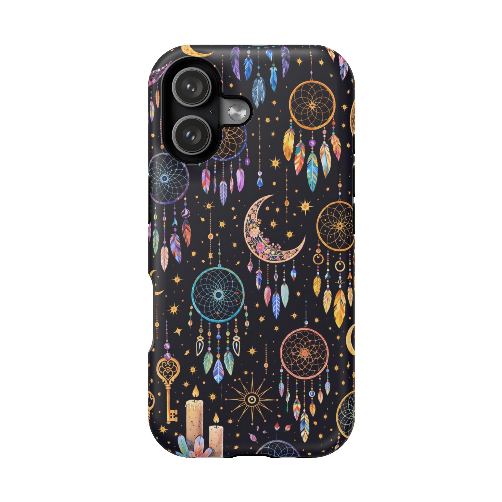 Celestial Dreams – Lunar Dream Catcher Magic iPhone Case - Image 34