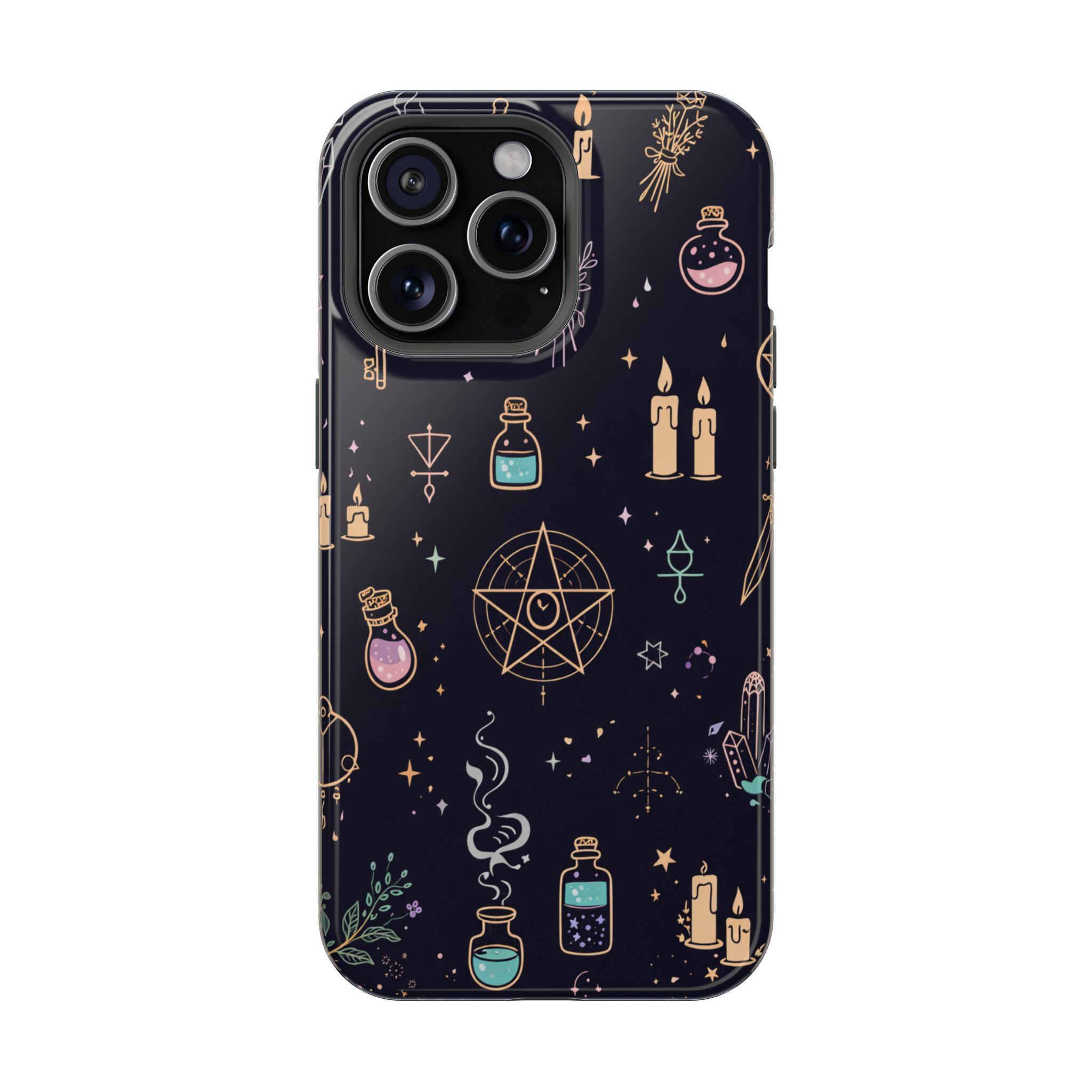 Coven Symbols – Witchcraft Icons Magic iPhone Case - Image 24