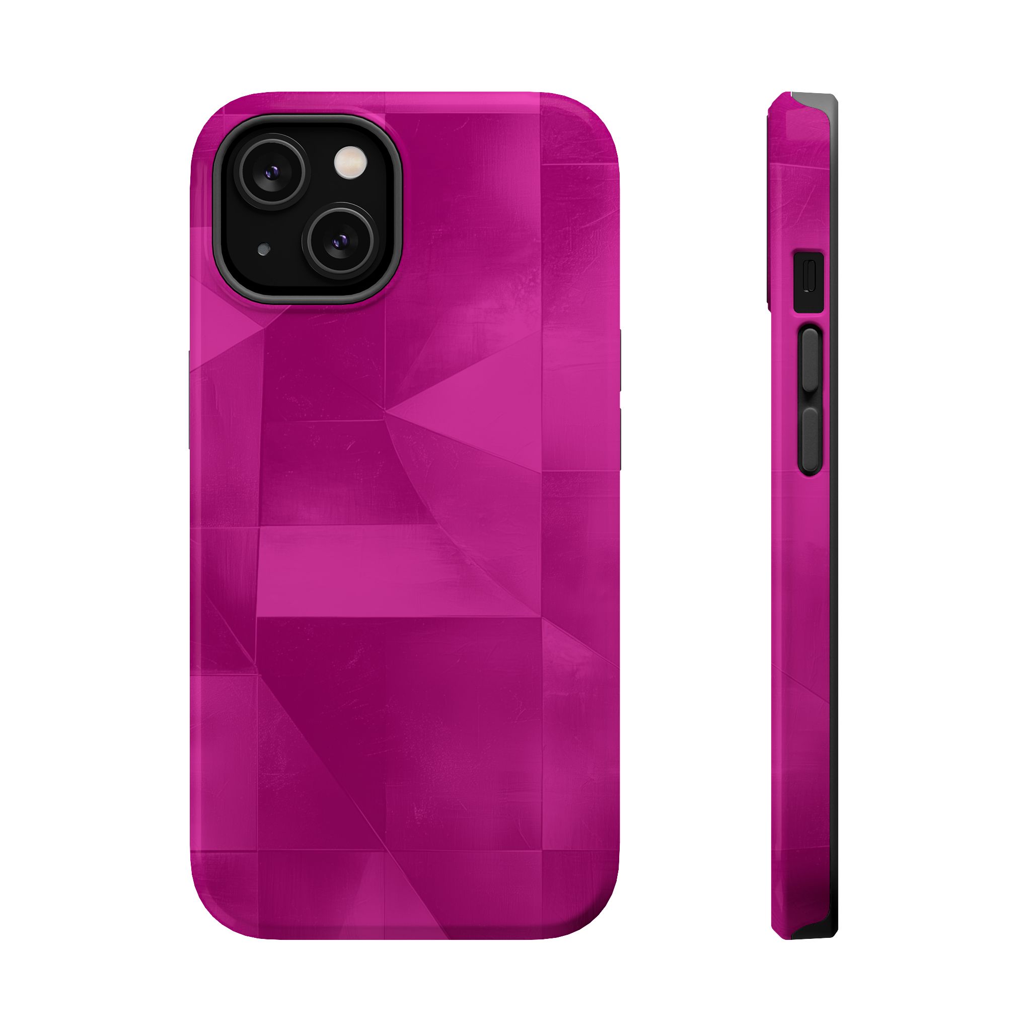 Vivid Orchid – Neon Pink iPhone Case - Image 2