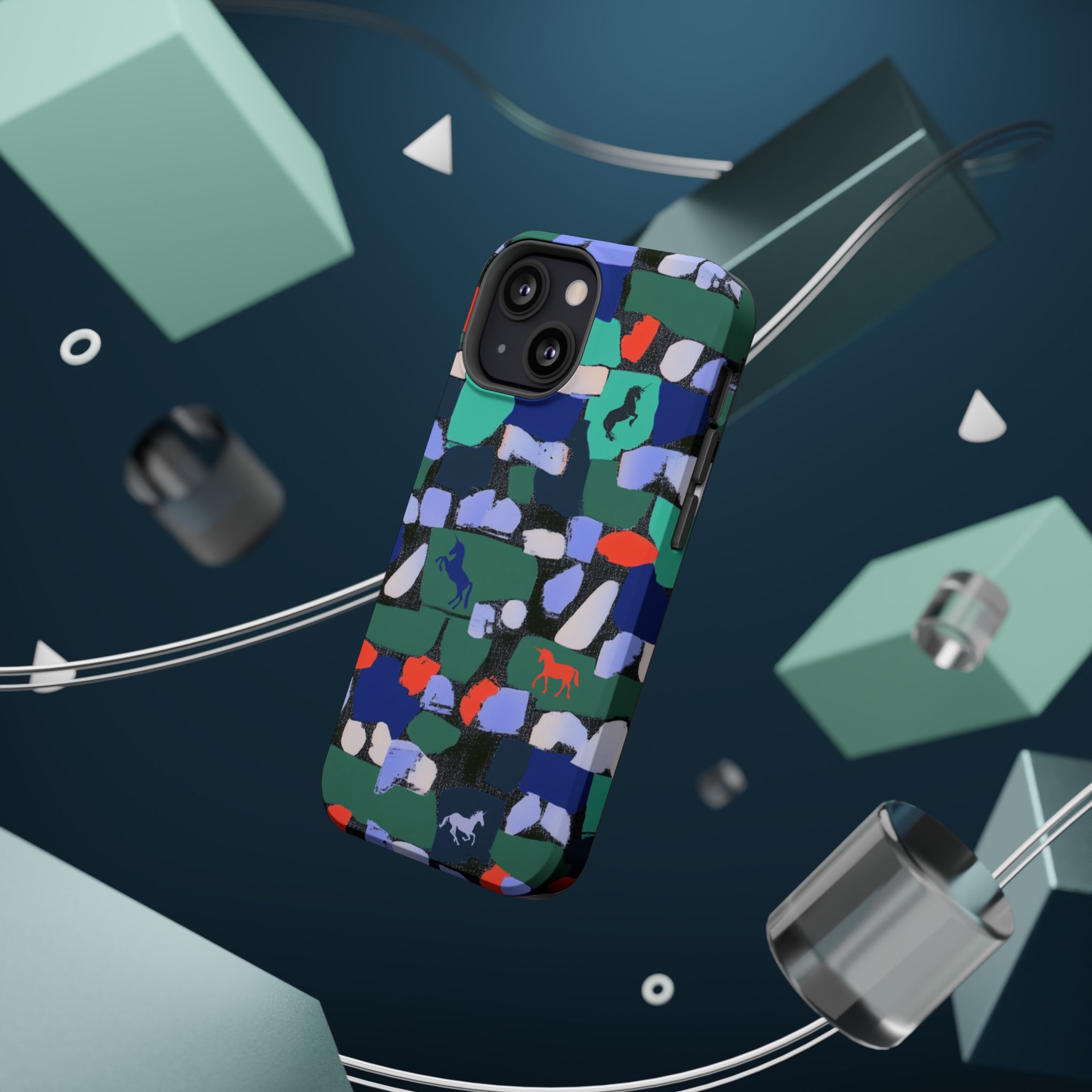 Myth Mosaic – Unicorn Fantasy iPhone Case - Image 48