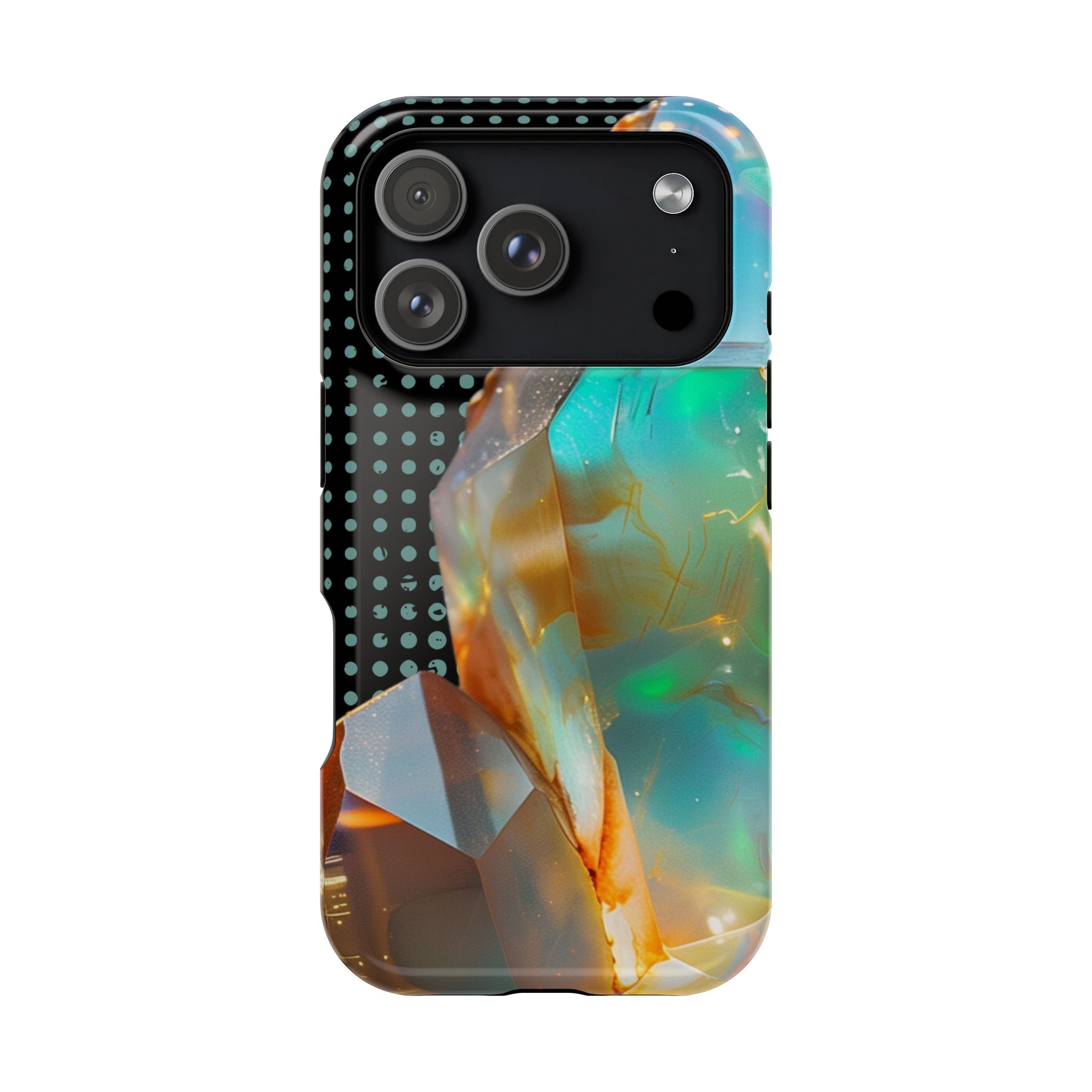 Prism Aura – Opal Iridescent Crystal Glow iPhone Case - Image 37