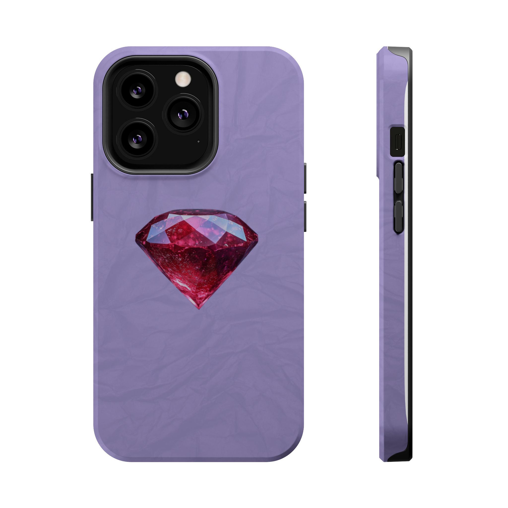 Scarlet Ice – Ruby Diamond iPhone Case - Image 14