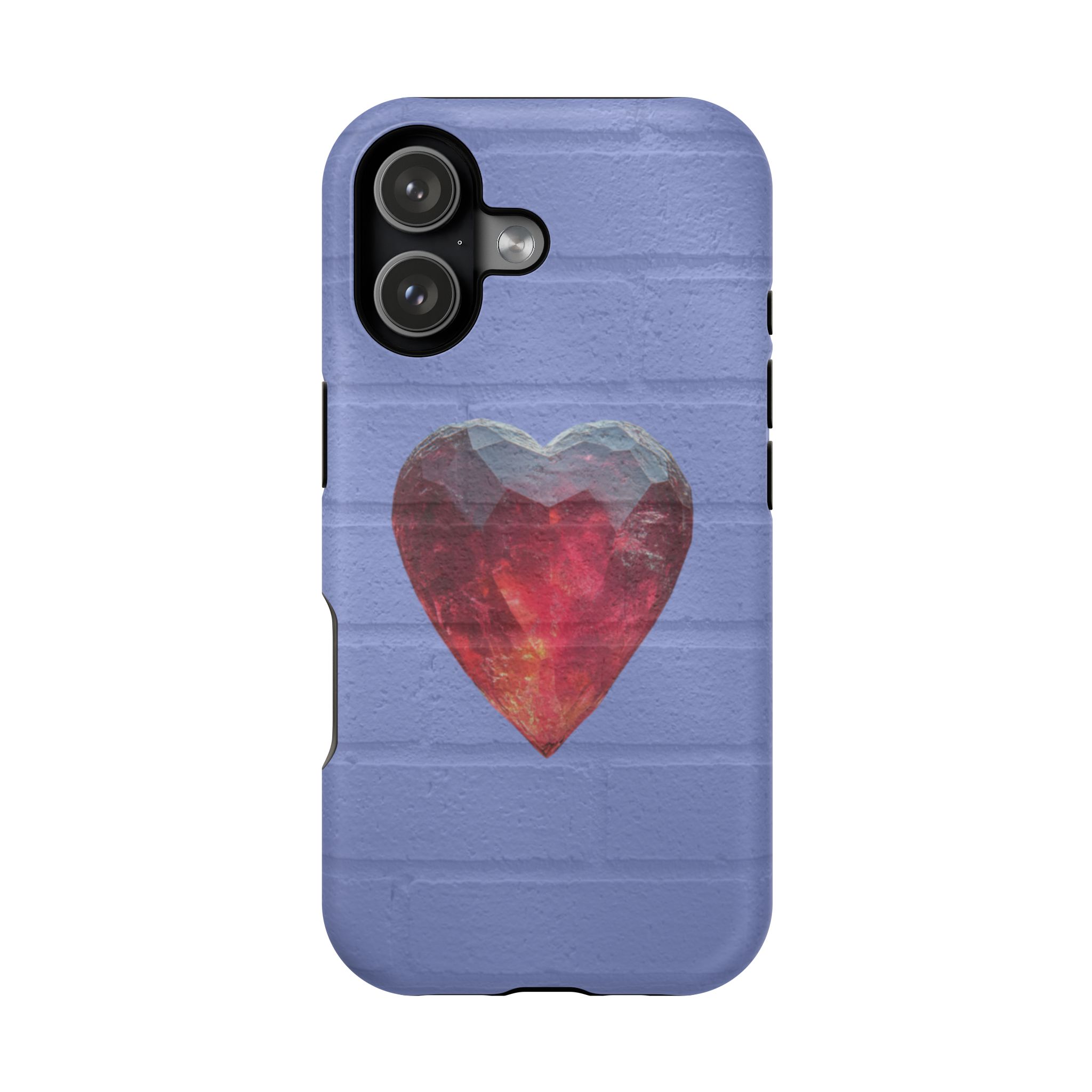 Heartbreaker – Ruby Crystal Heart Glow iPhone Case - Image 34