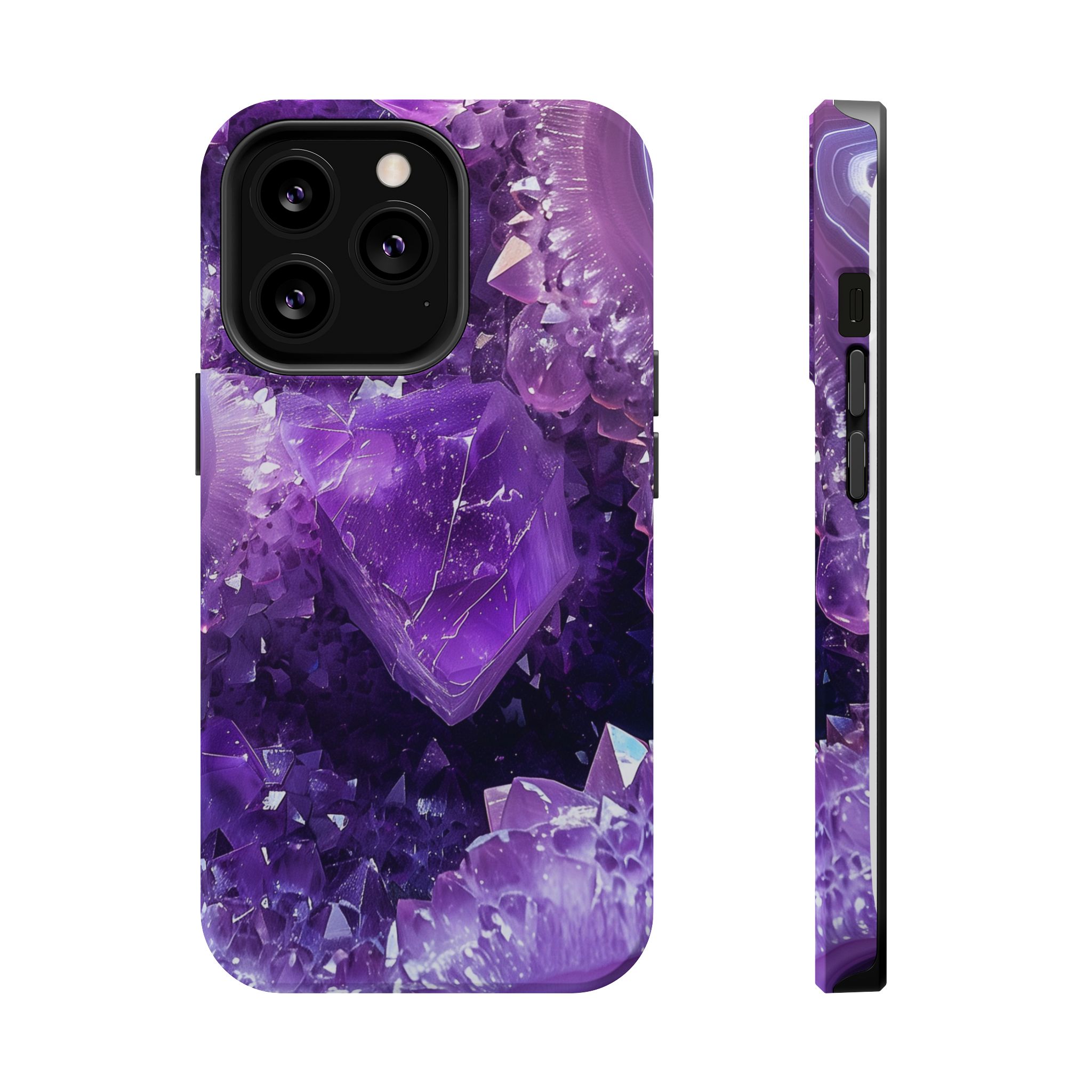 Violet Vice – Amethyst Geode Crystal iPhone Case - Image 15