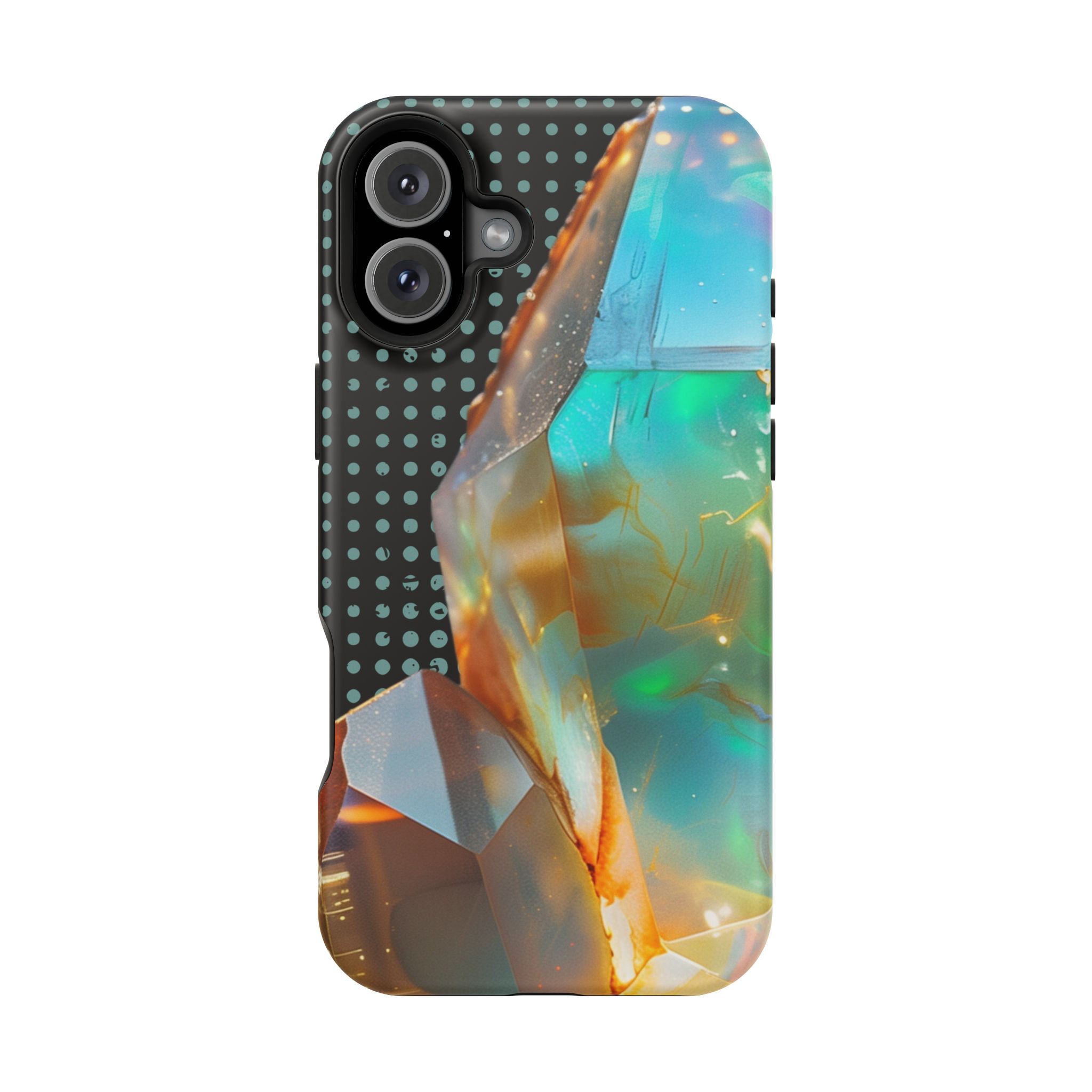 Prism Aura – Opal Iridescent Crystal Glow iPhone Case - Image 29