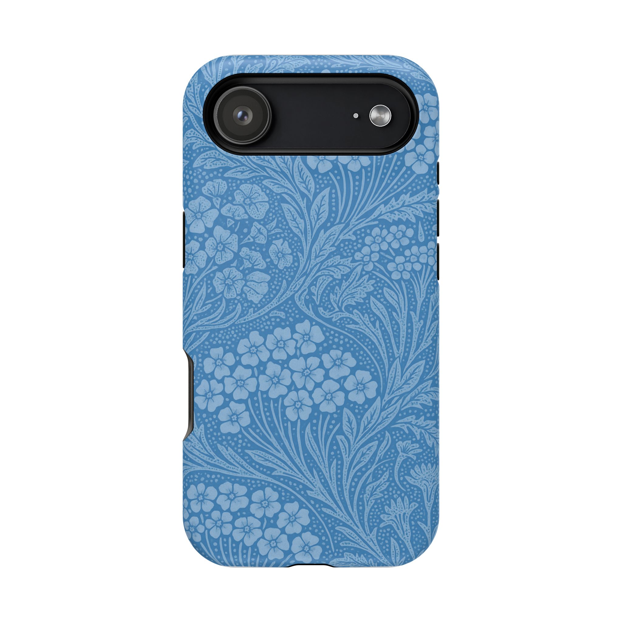 Blue Meadow – Soft Sky Floral Pattern iPhone Case - Image 36