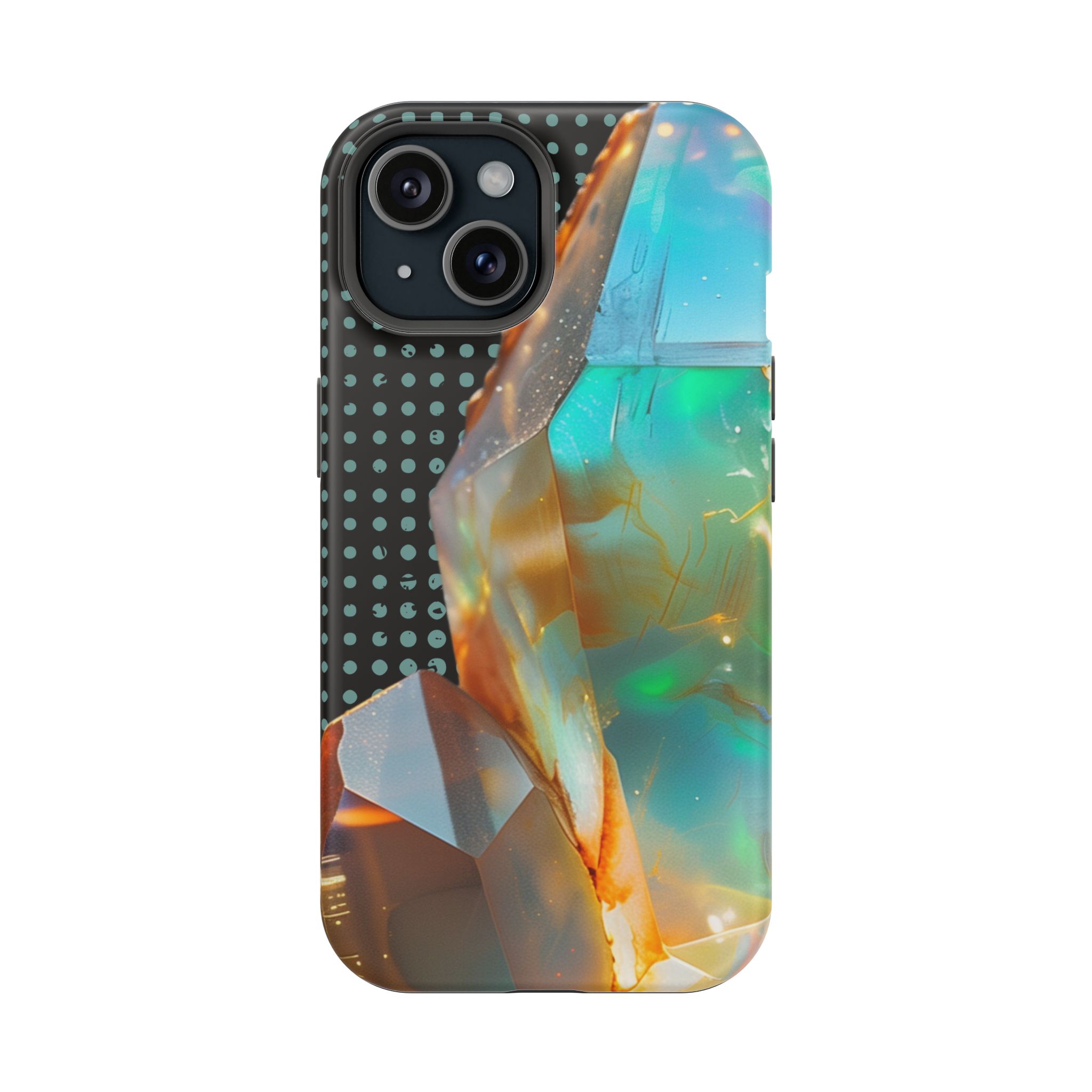 Prism Aura – Opal Iridescent Crystal Glow iPhone Case - Image 19