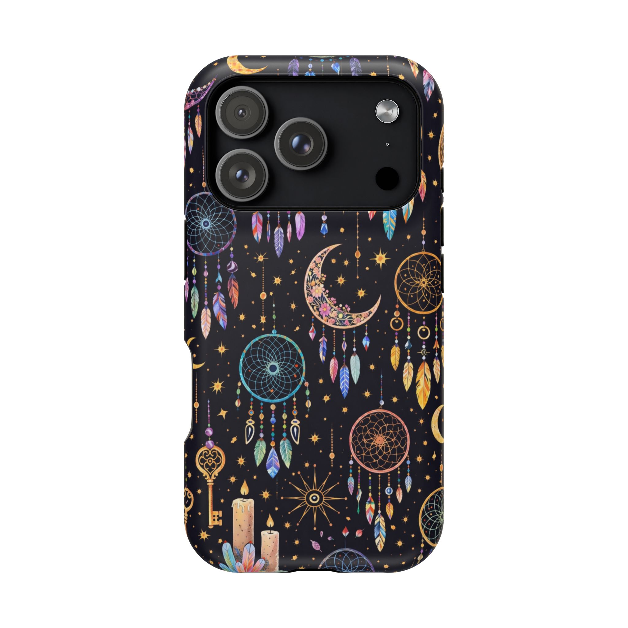 Celestial Dreams – Lunar Dream Catcher Magic iPhone Case - Image 38