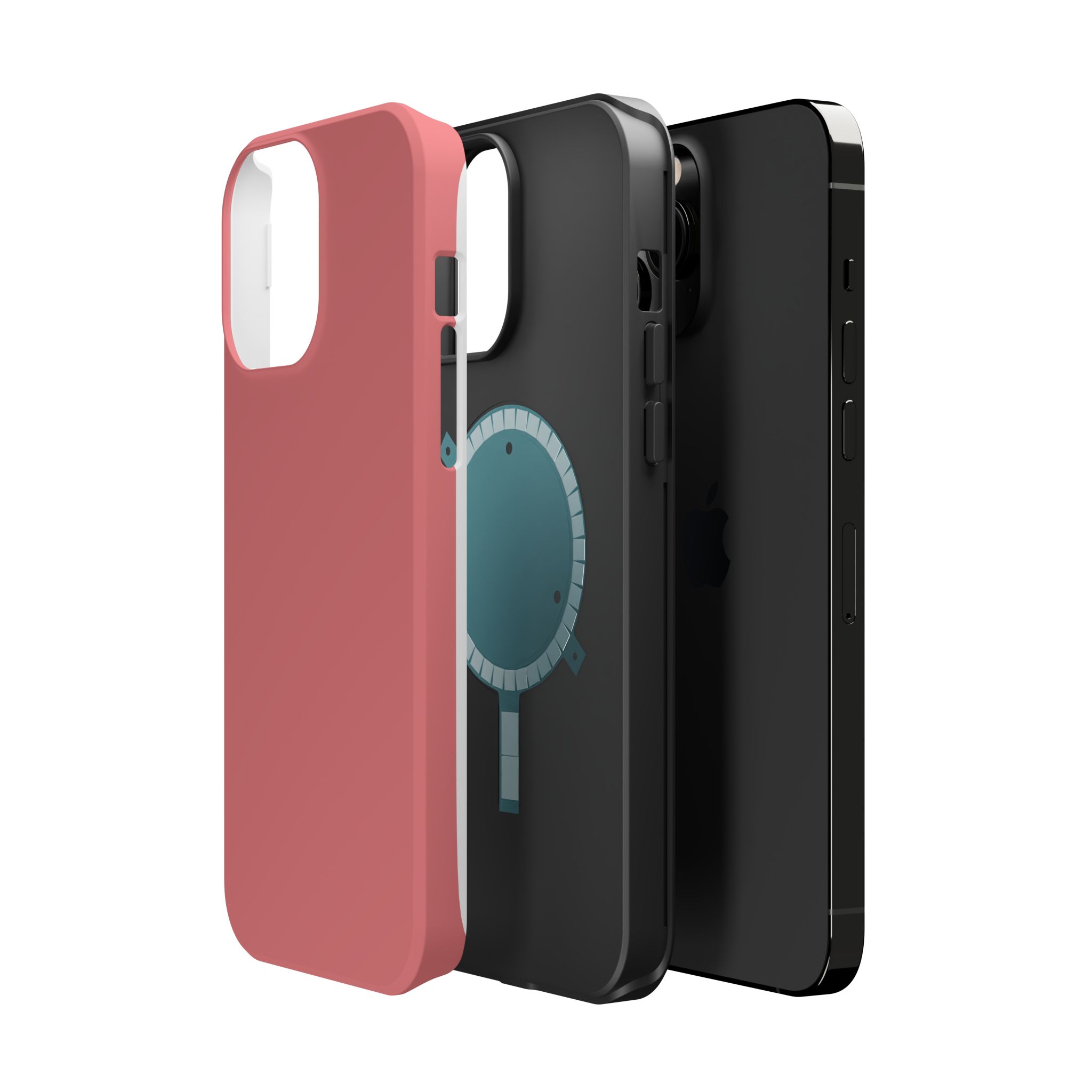 Rosewood Red – Soft Rose Red iPhone Case - Image 63