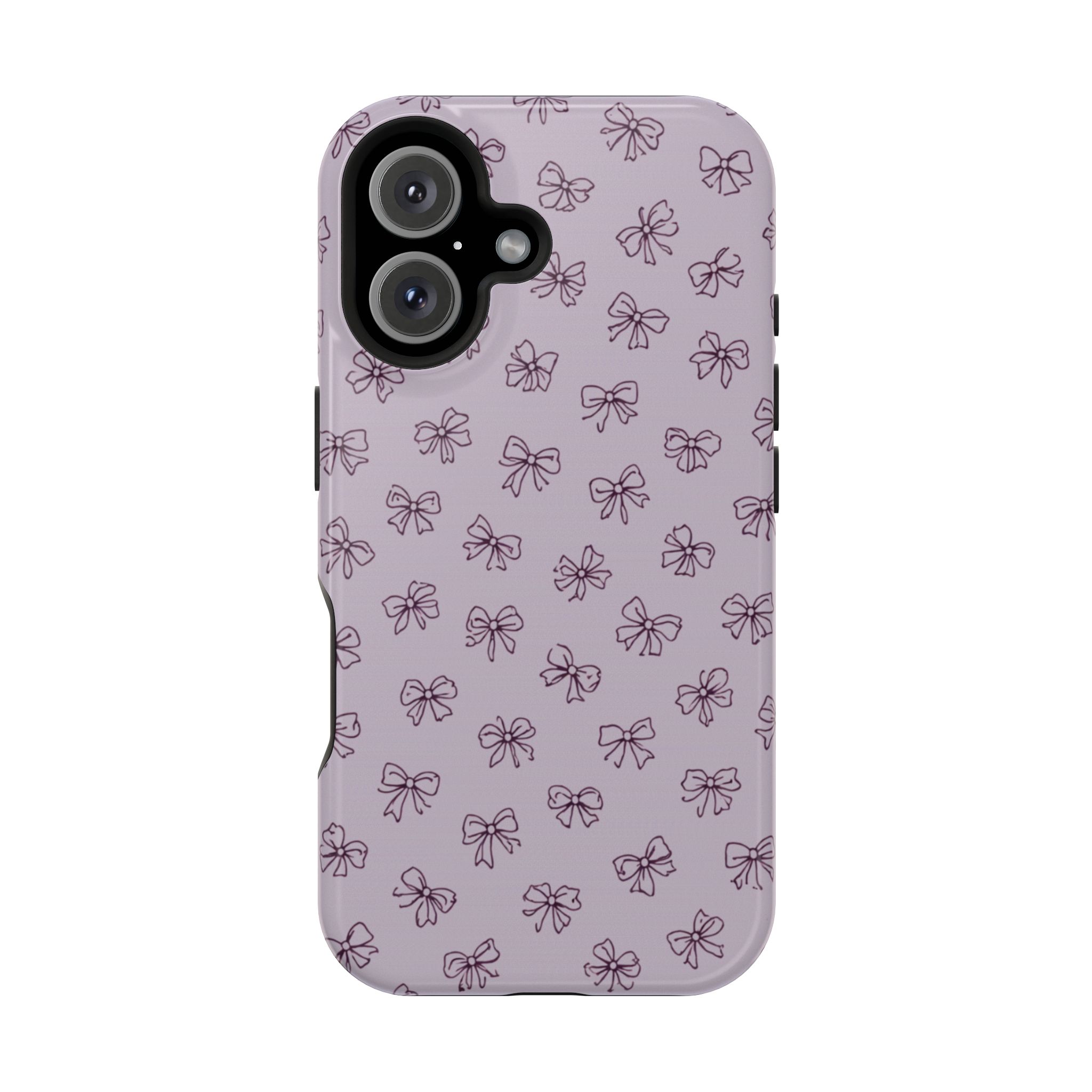 Lilac Bows – Soft Purple Ribbon Pattern iPhone Case - Image 26