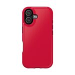 Crimson Flame – Bold Red iPhone Case