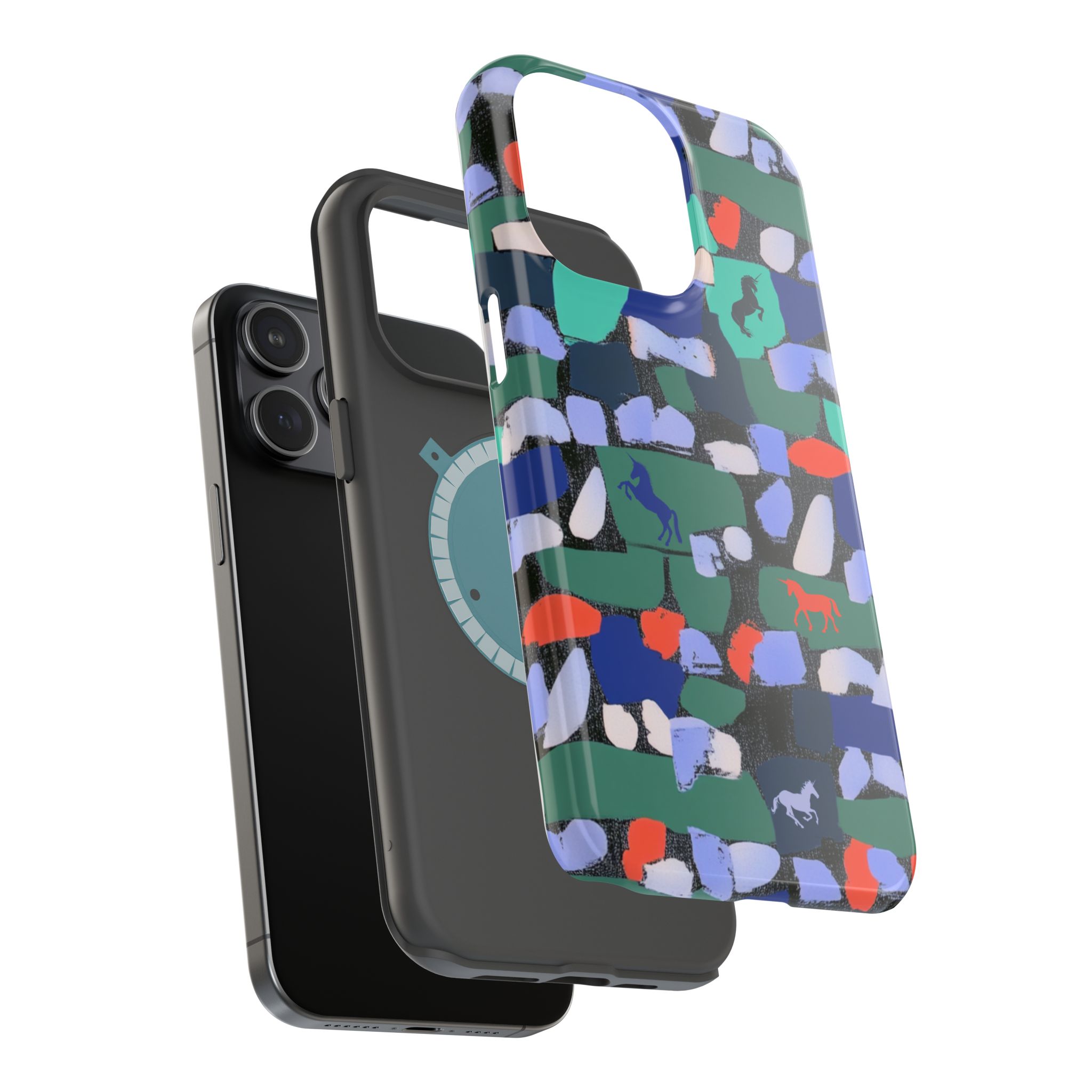 Myth Mosaic – Unicorn Fantasy iPhone Case - Image 93