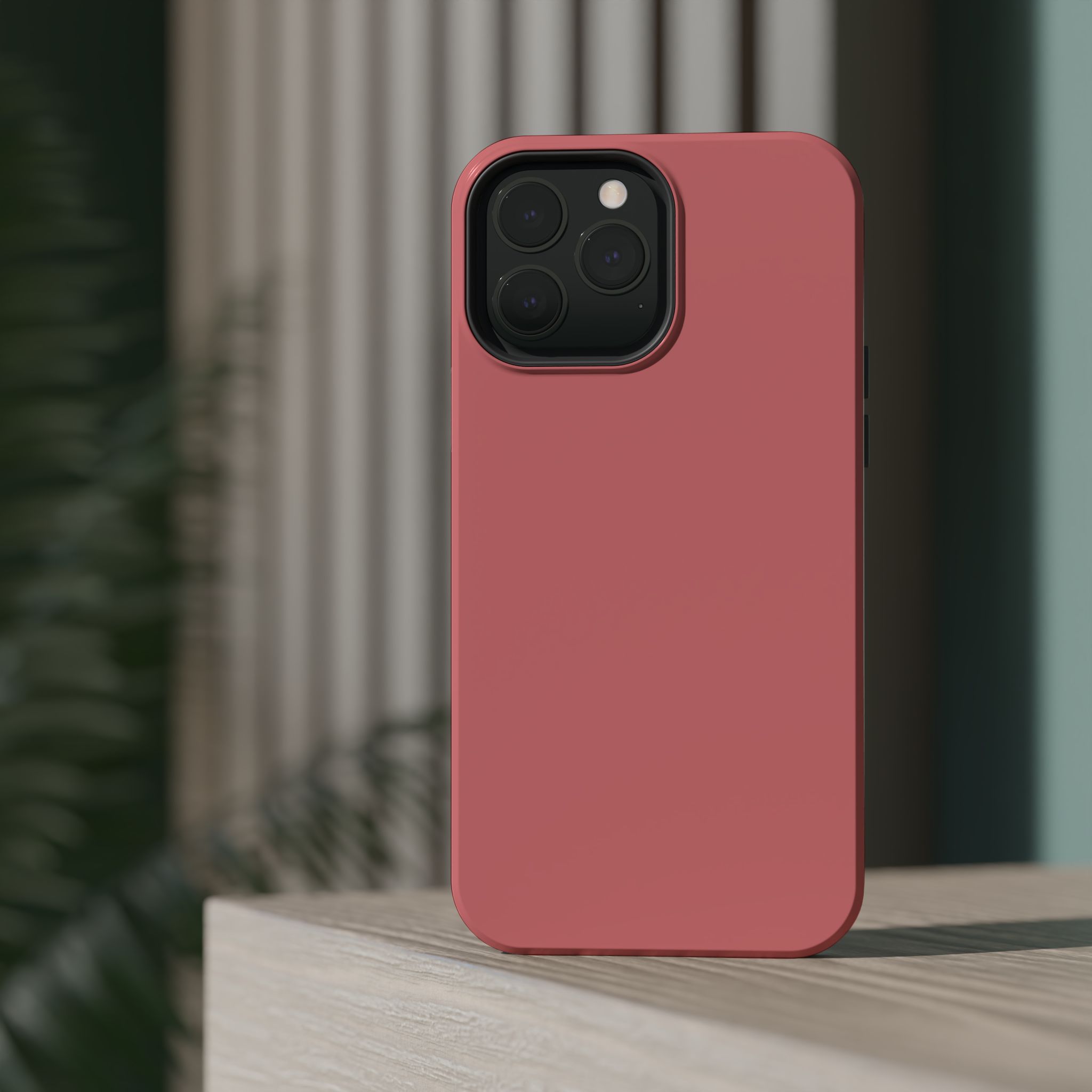 Rosewood Red – Soft Rose Red iPhone Case - Image 61
