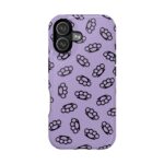 Lavender Brass Knuckle iPhone Case