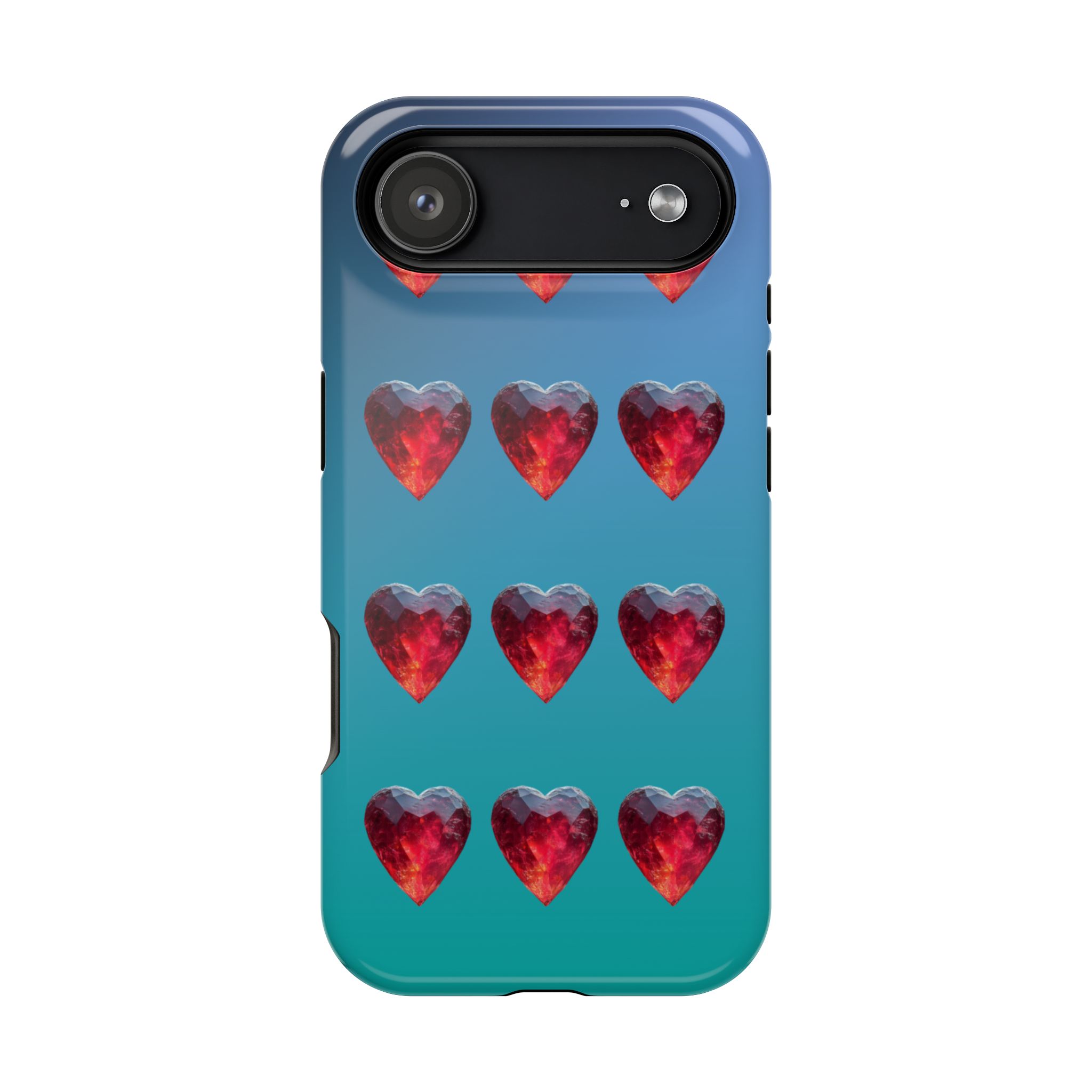 Scarlet Love – Ruby Heart Gems Love iPhone Case - Image 35