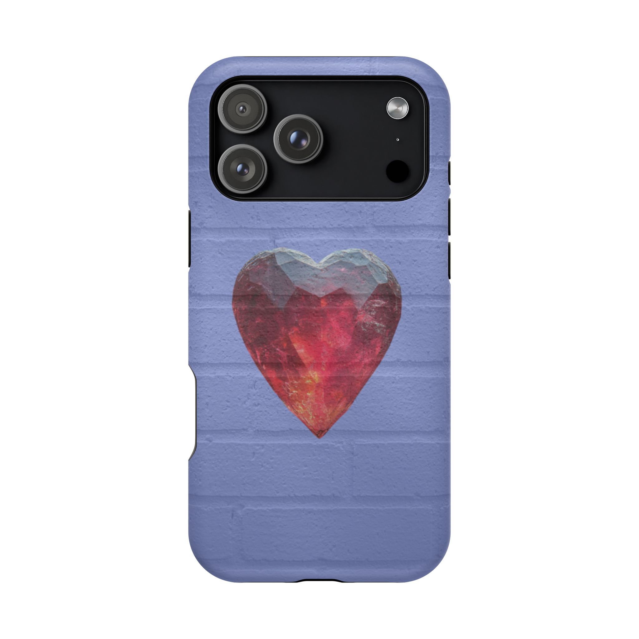 Heartbreaker – Ruby Crystal Heart Glow iPhone Case - Image 40