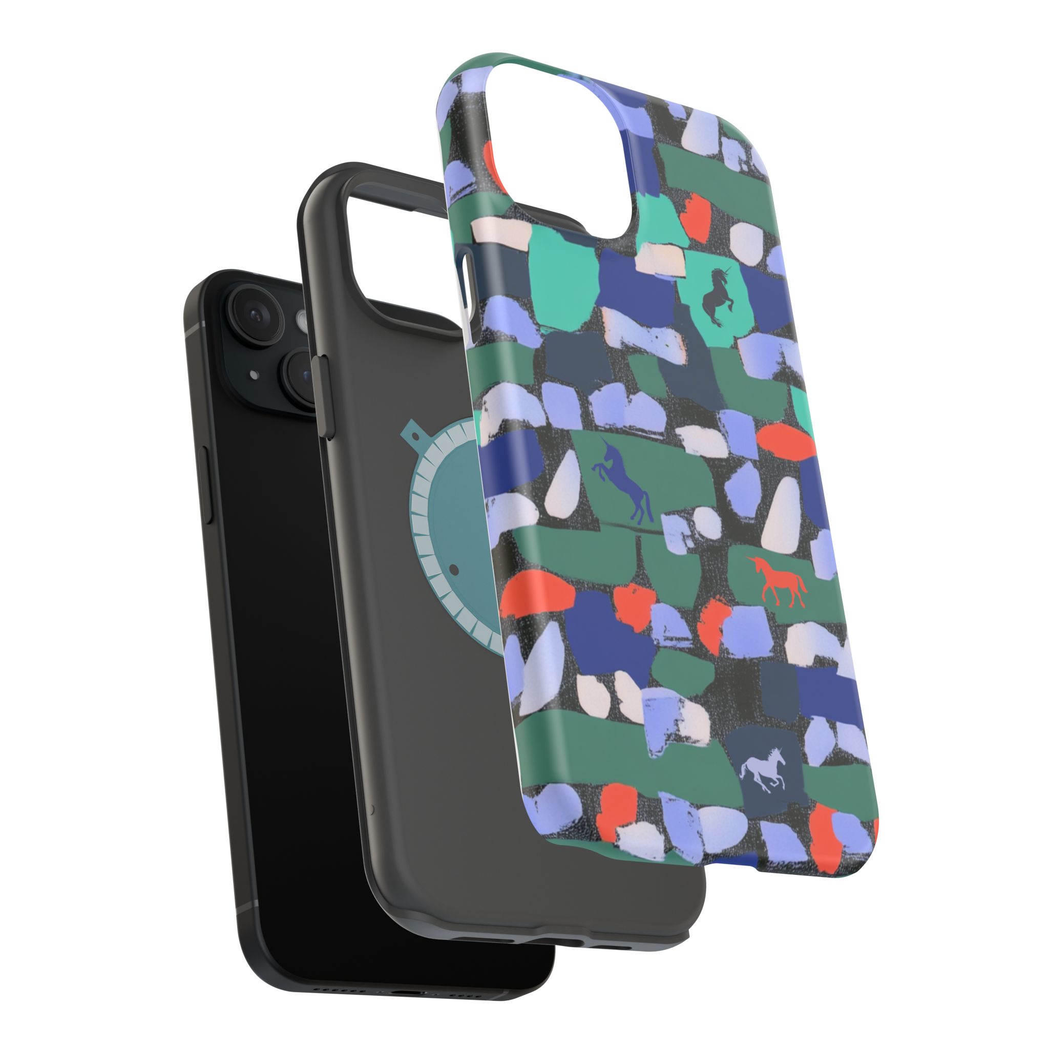 Myth Mosaic – Unicorn Fantasy iPhone Case - Image 89