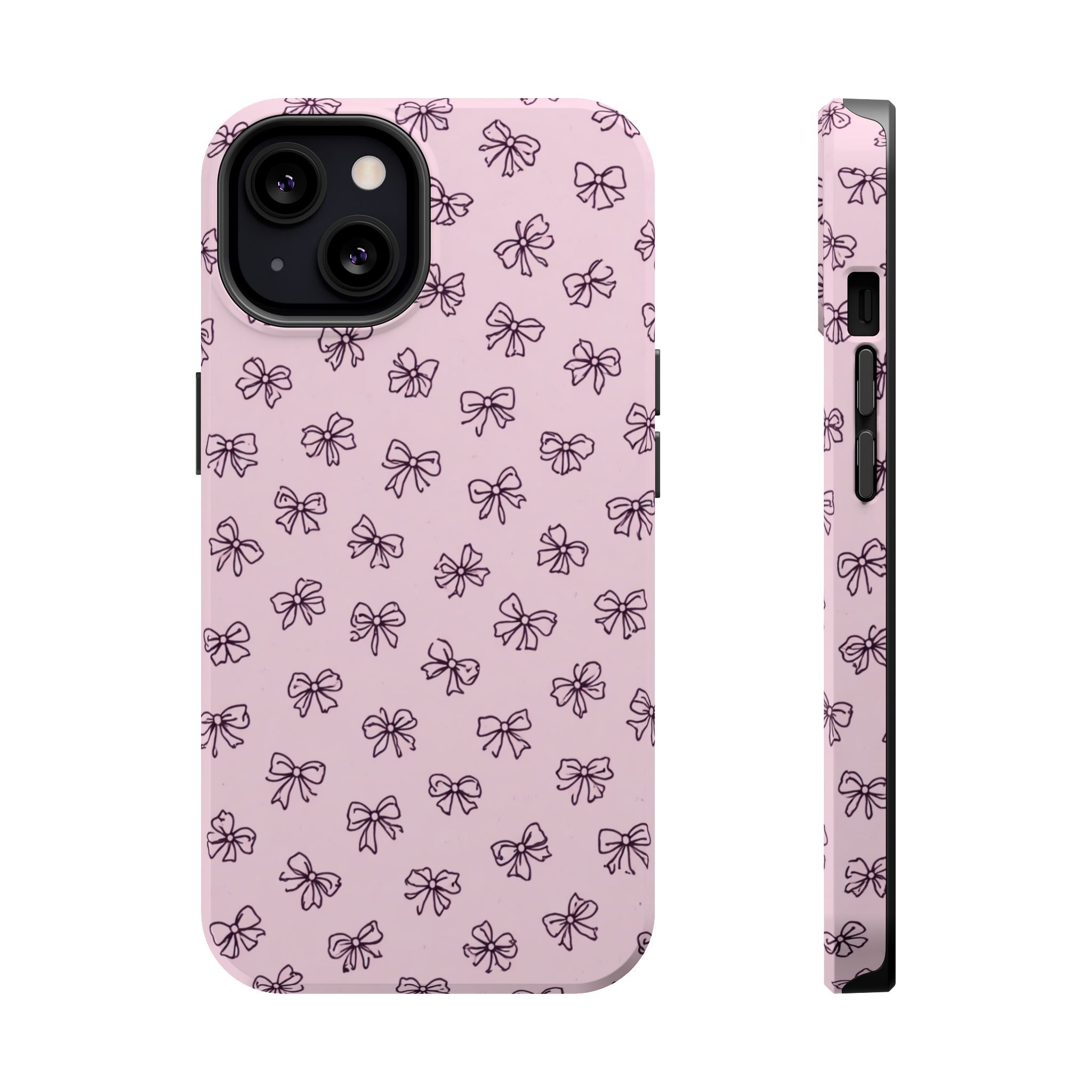 Blush Bows – Pink Bow iPhone Case - Image 10