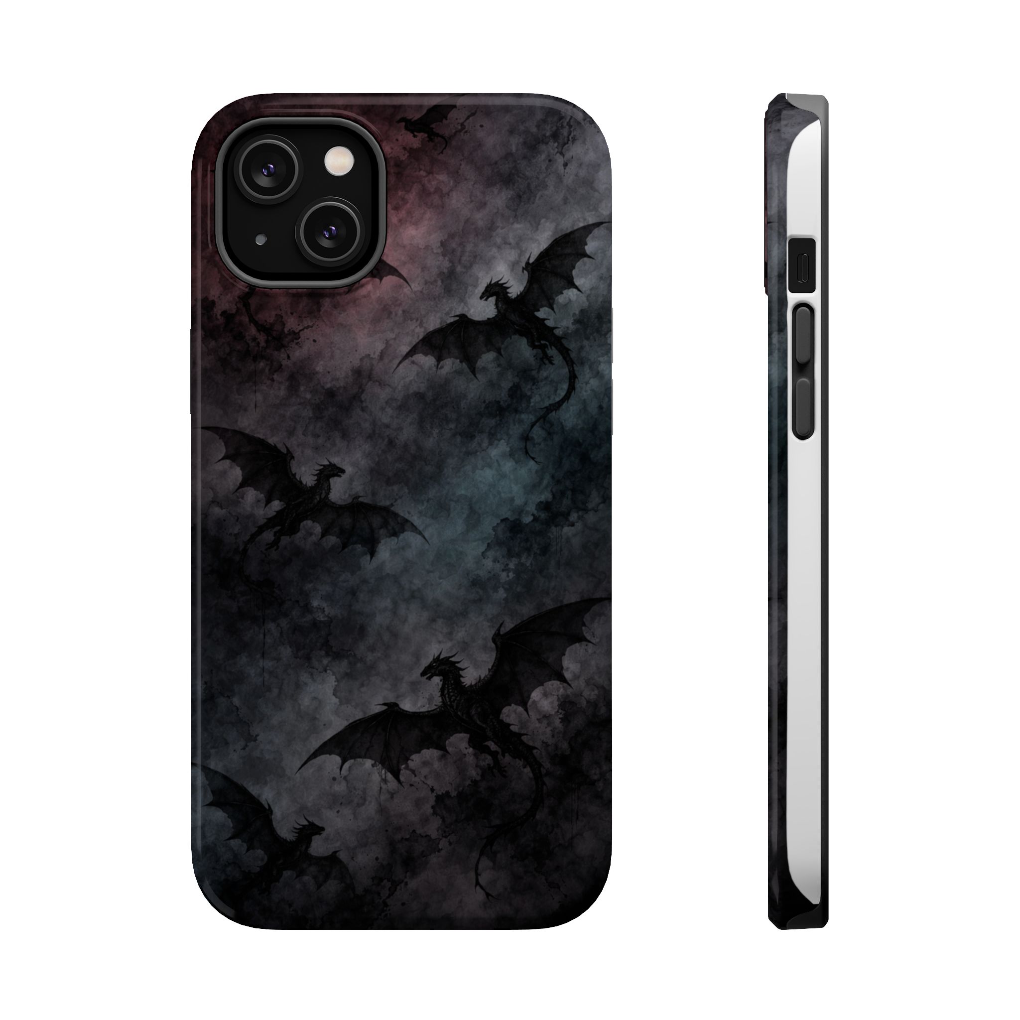 Shadow Flight – Dark Dragon Gothic iPhone Case - Image 6