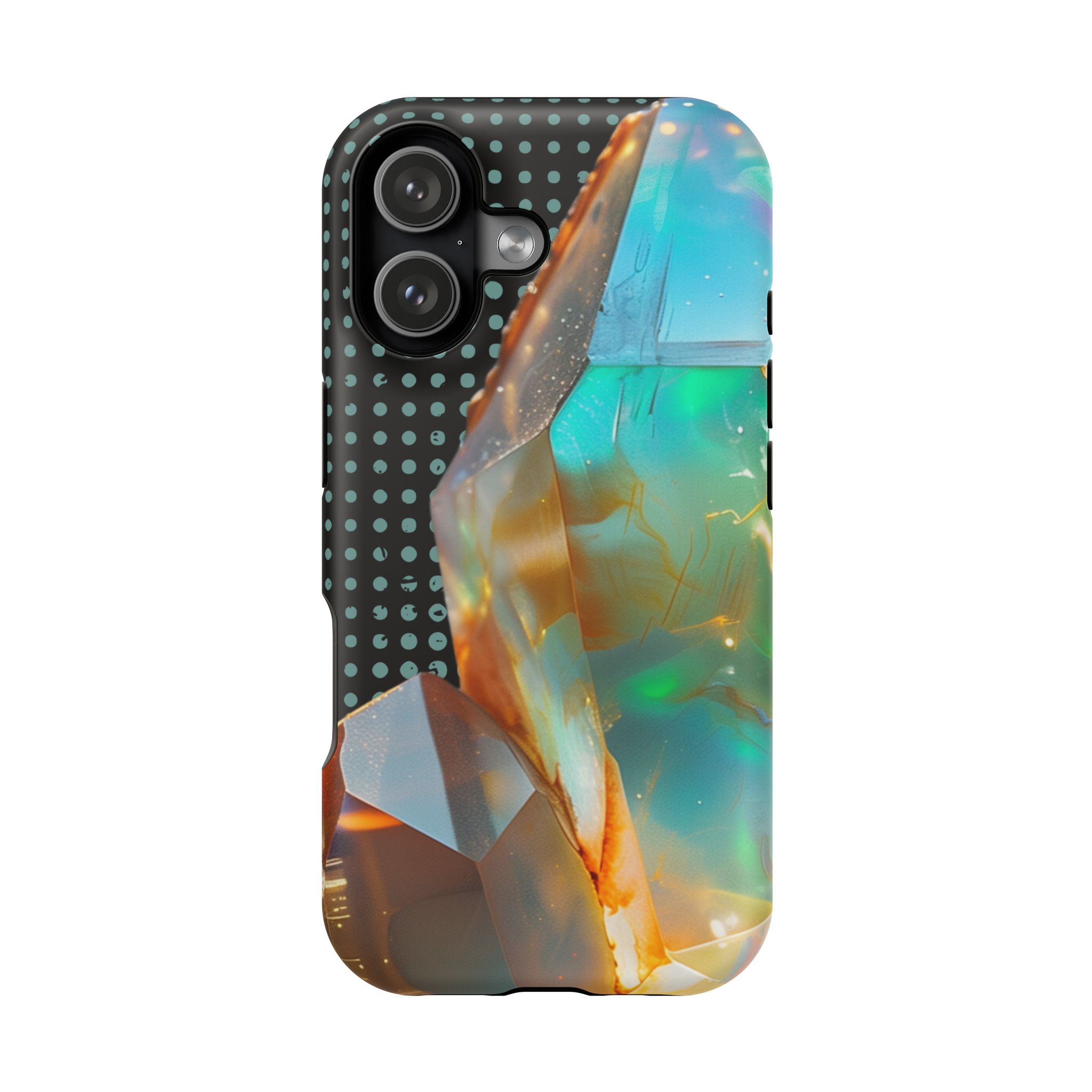 Prism Aura – Opal Iridescent Crystal Glow iPhone Case - Image 34
