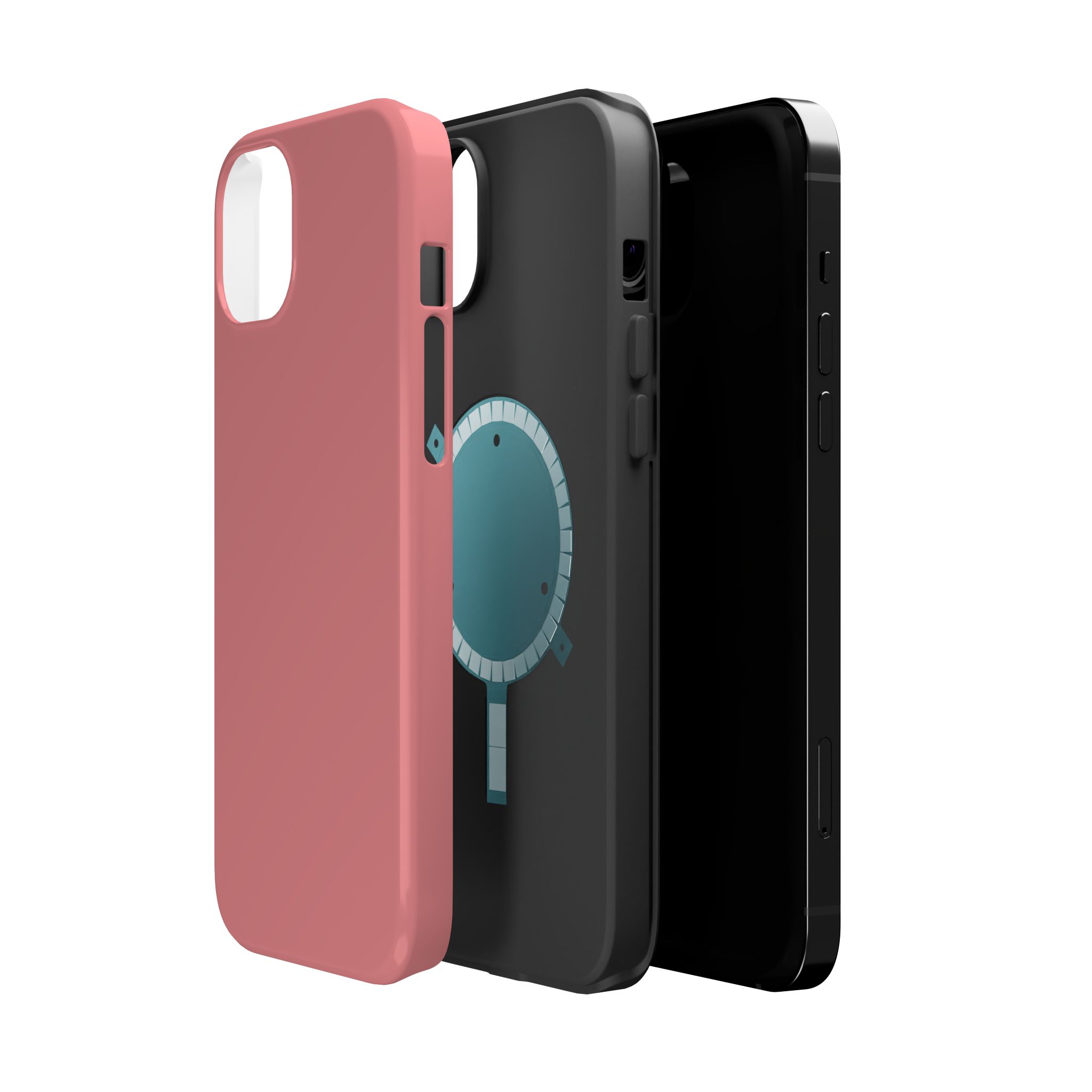 Rosewood Red – Soft Rose Red iPhone Case - Image 19