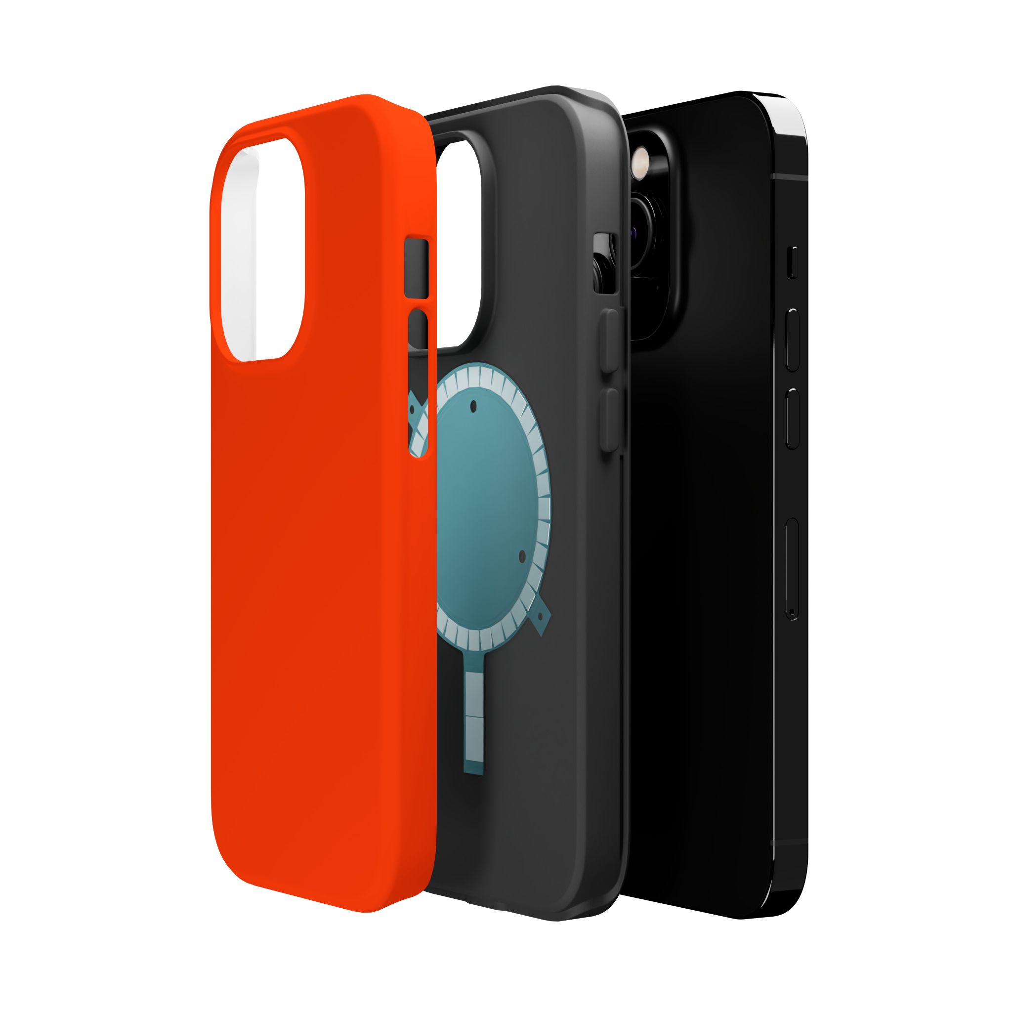 Sunset Orange iPhone Case – Bold Orange - Image 15