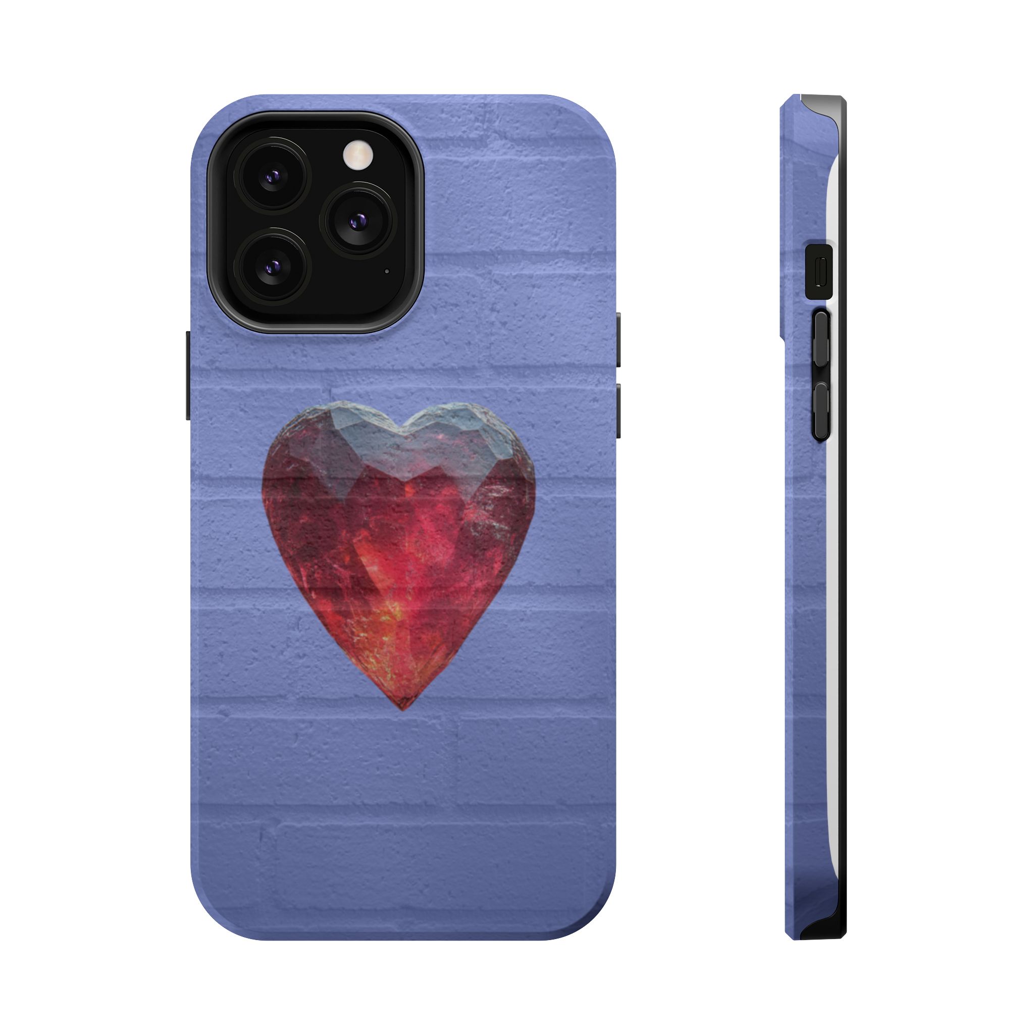 Heartbreaker – Ruby Crystal Heart Glow iPhone Case - Image 16