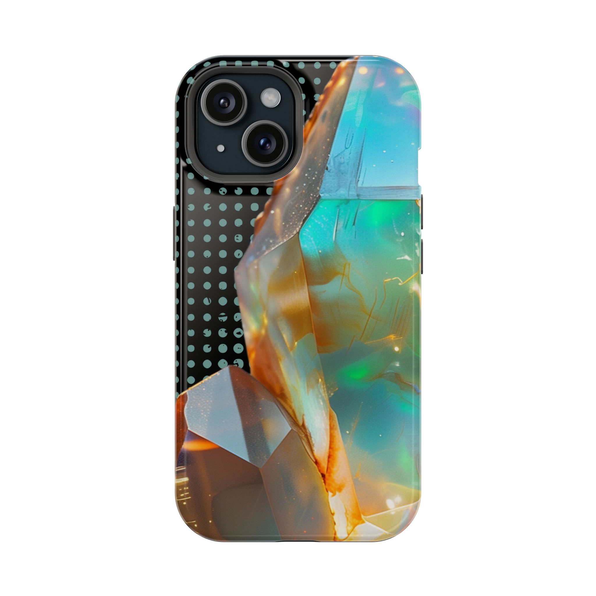 Prism Aura – Opal Iridescent Crystal Glow iPhone Case - Image 18