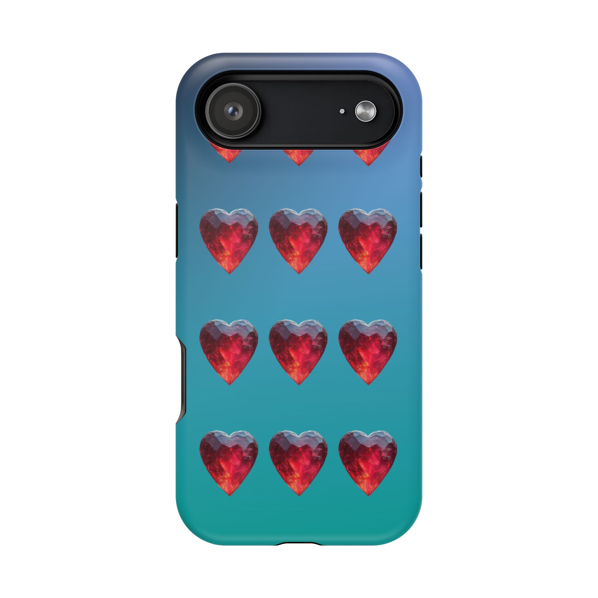 Scarlet Love – Ruby Heart Gems Love iPhone Case - Image 36