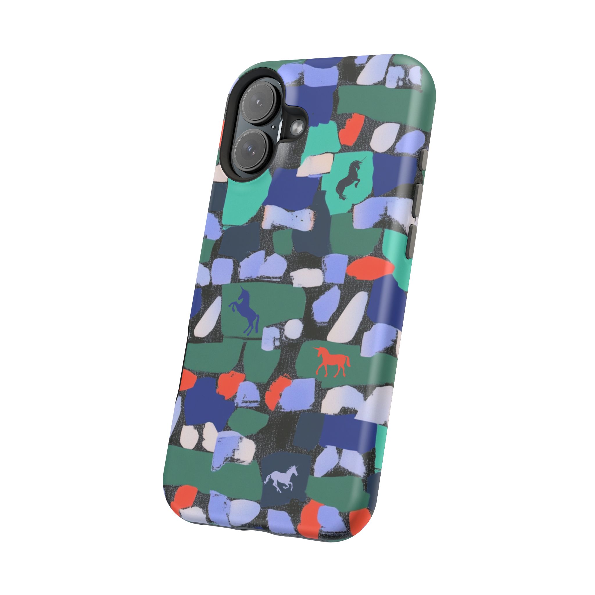 Myth Mosaic – Unicorn Fantasy iPhone Case - Image 111