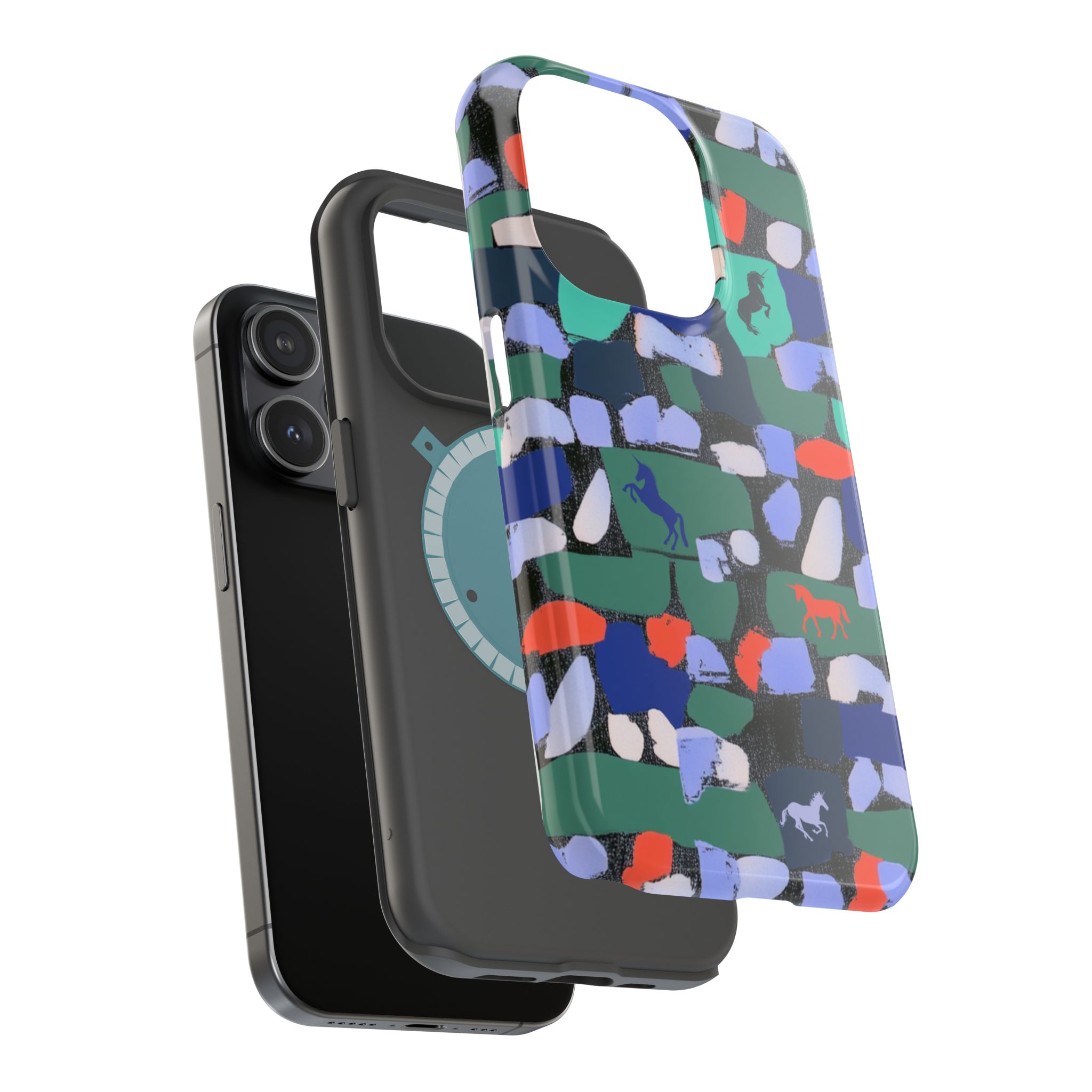 Myth Mosaic – Unicorn Fantasy iPhone Case - Image 77
